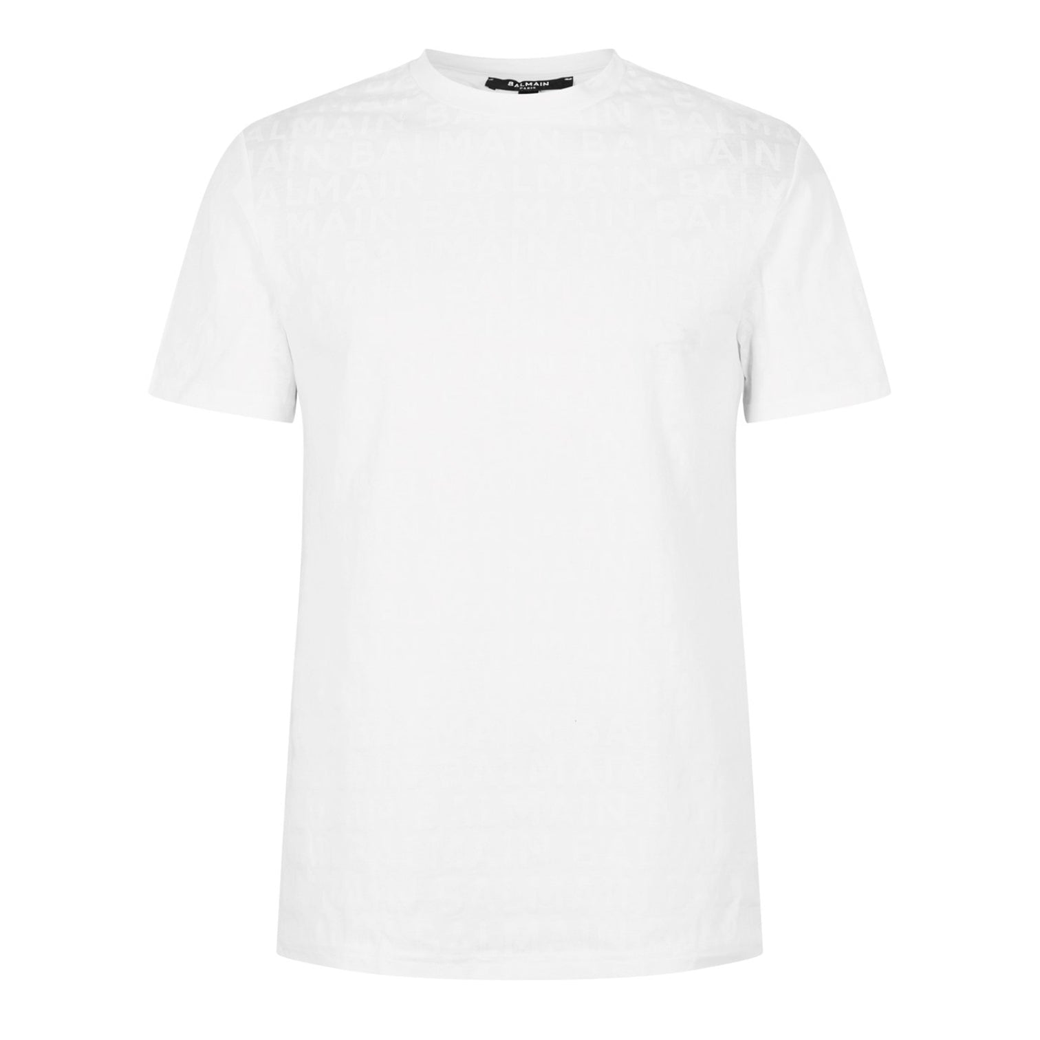 LUXURY HUB BALMAIN ALL-OVER LOGO TEE