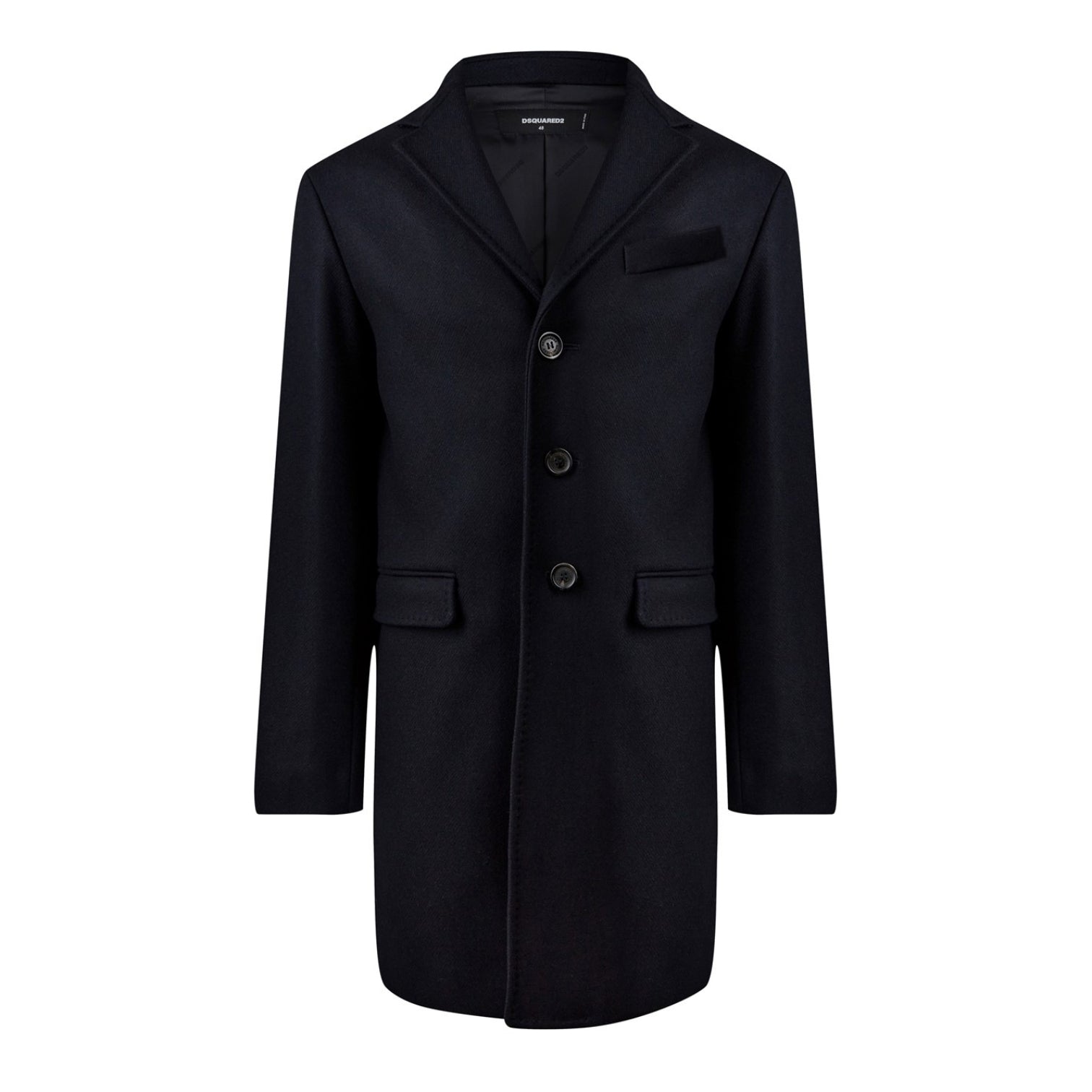 LUXURY HUB DSQUARED2 SINGLE BREASTED COAT