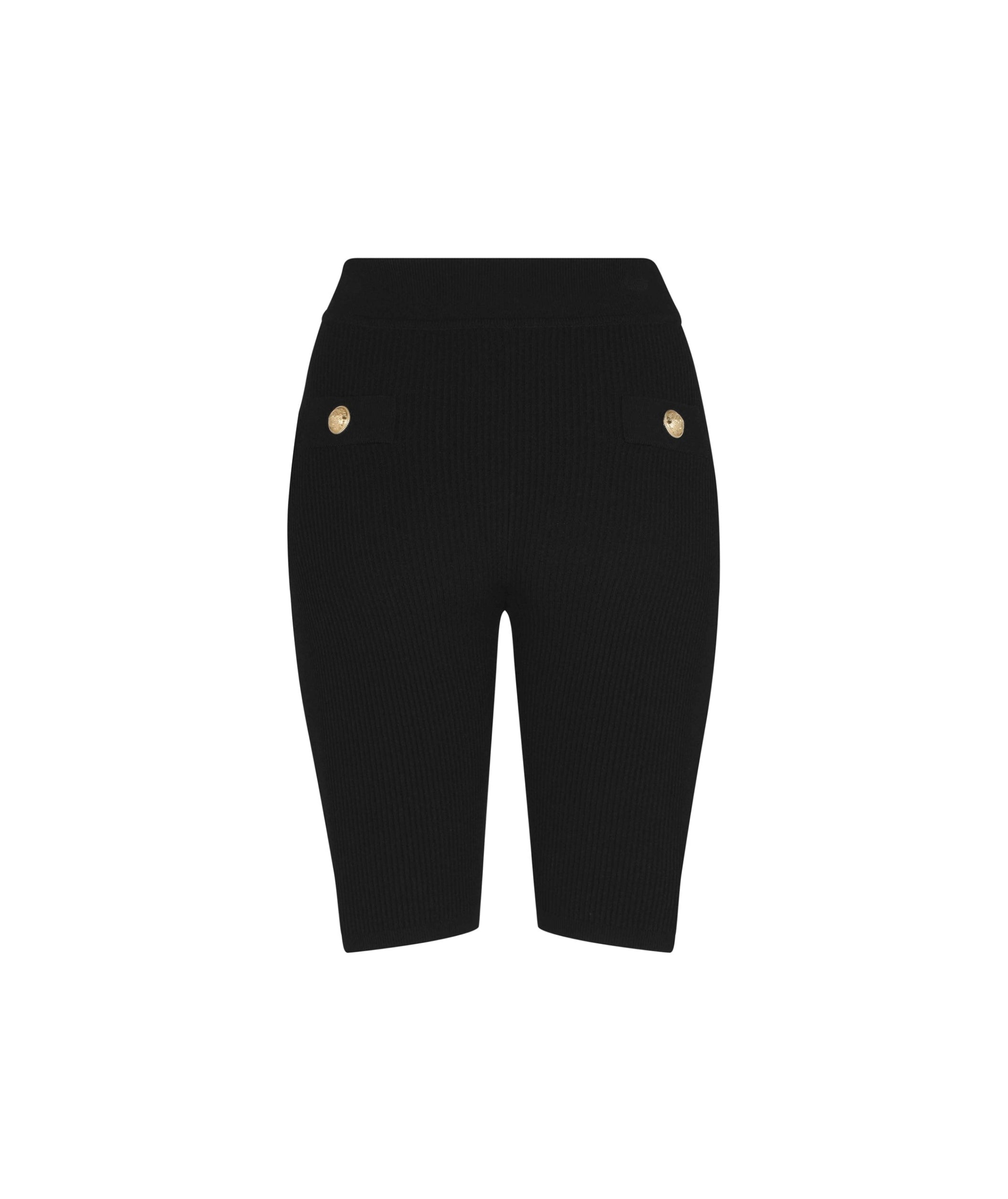 LUXURY HUB BALMAIN KNITTED CYCLING SHORTS