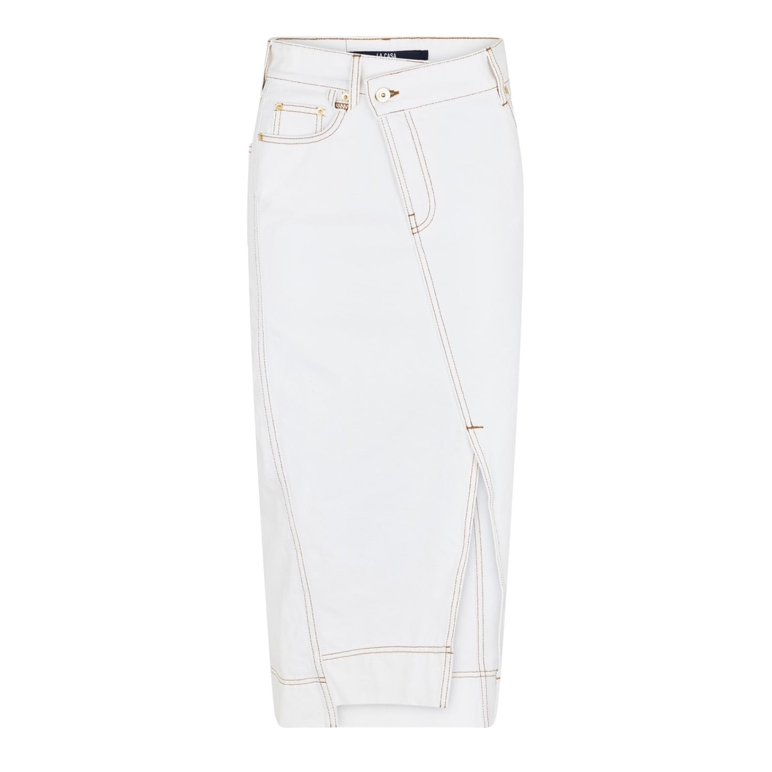 LUXURY HUB JACQUEMUS LA JUPE DE-NIMES MIDI SKIRT