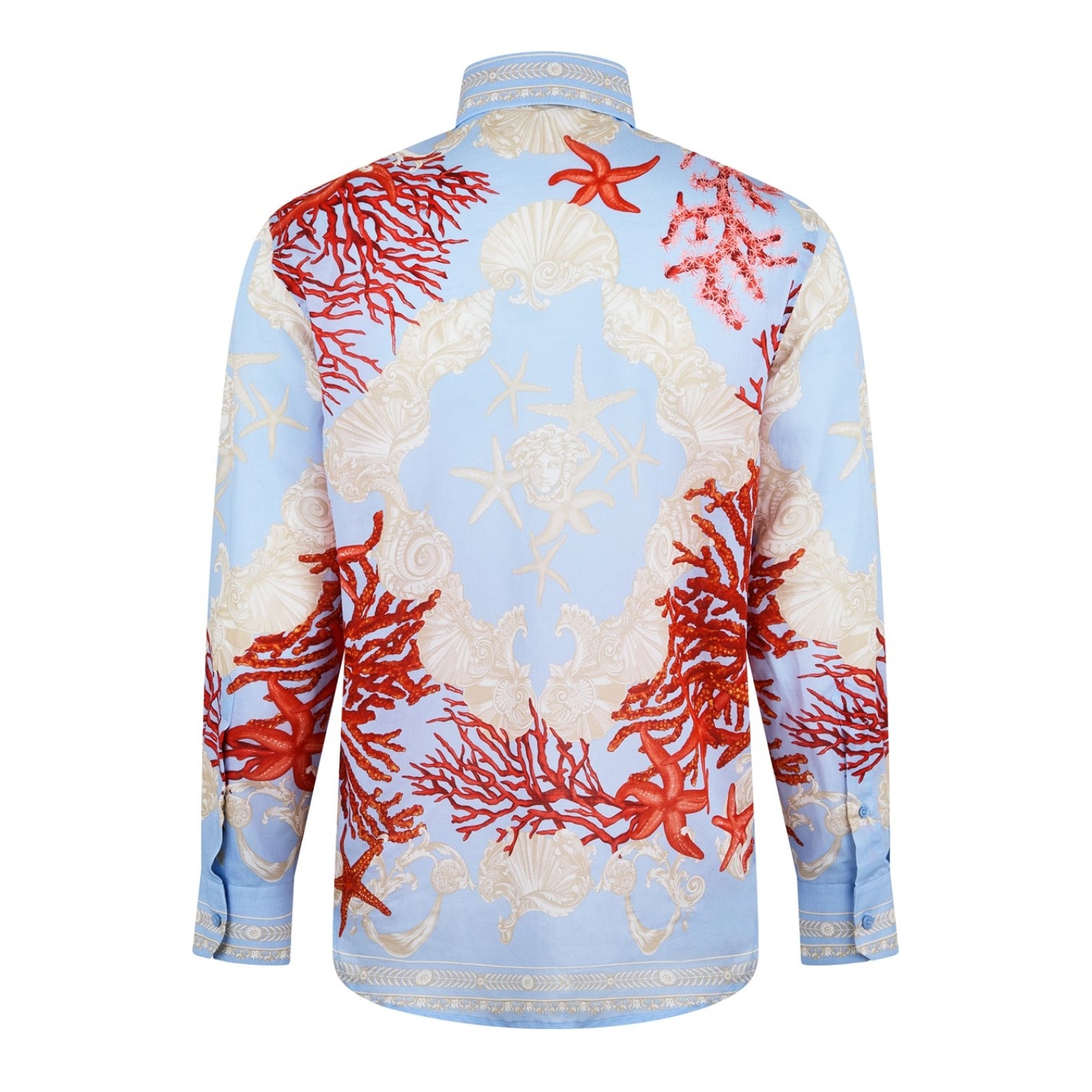 LUXURY HUB VERSACE SILK LONG SLEEVE SHIRT