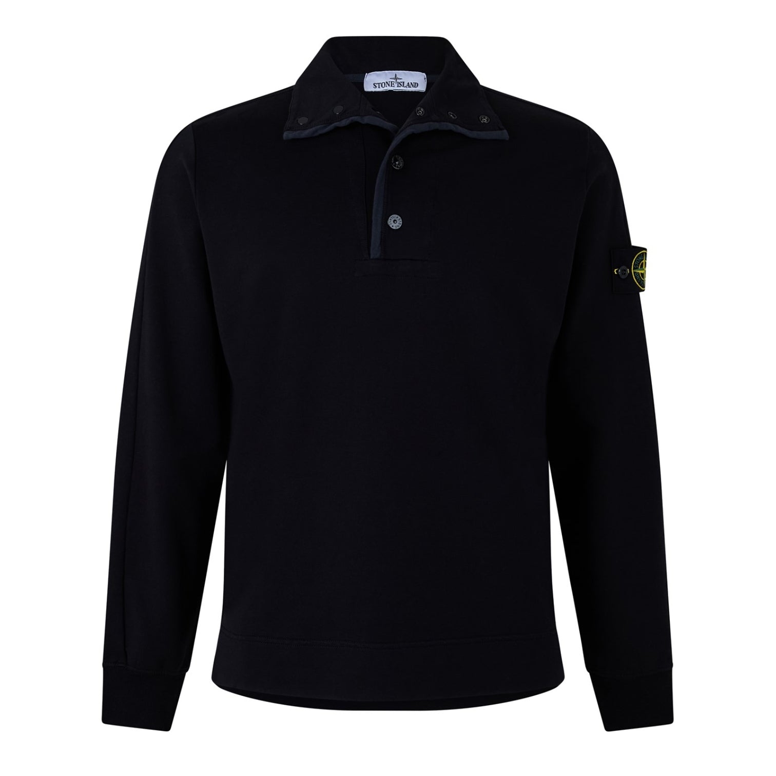 LUXURY HUB STONE ISLAND HALF BUTTON KNIT