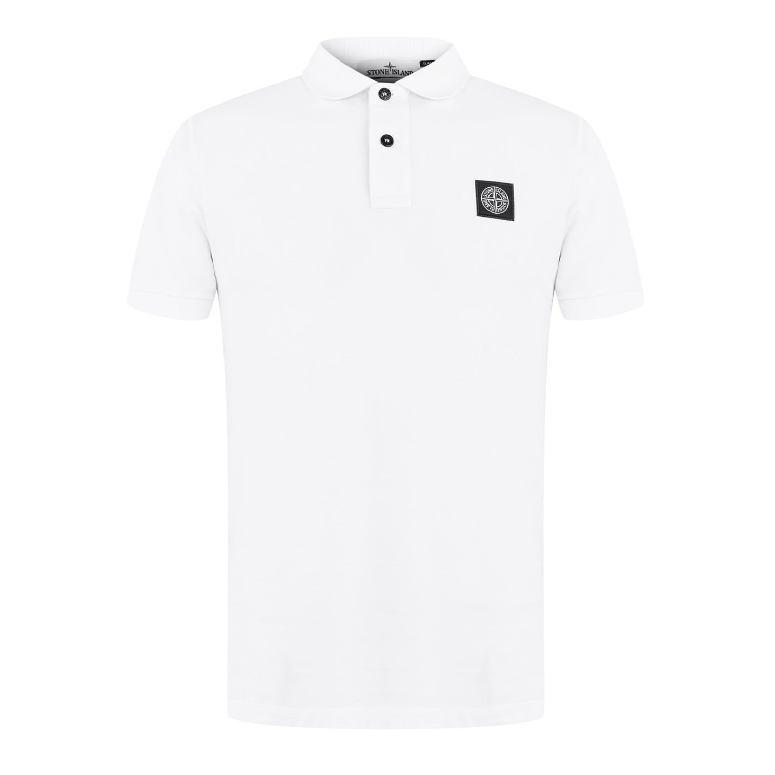 LUXURY HUB STONE ISLAND LOGO POLO SHIRT