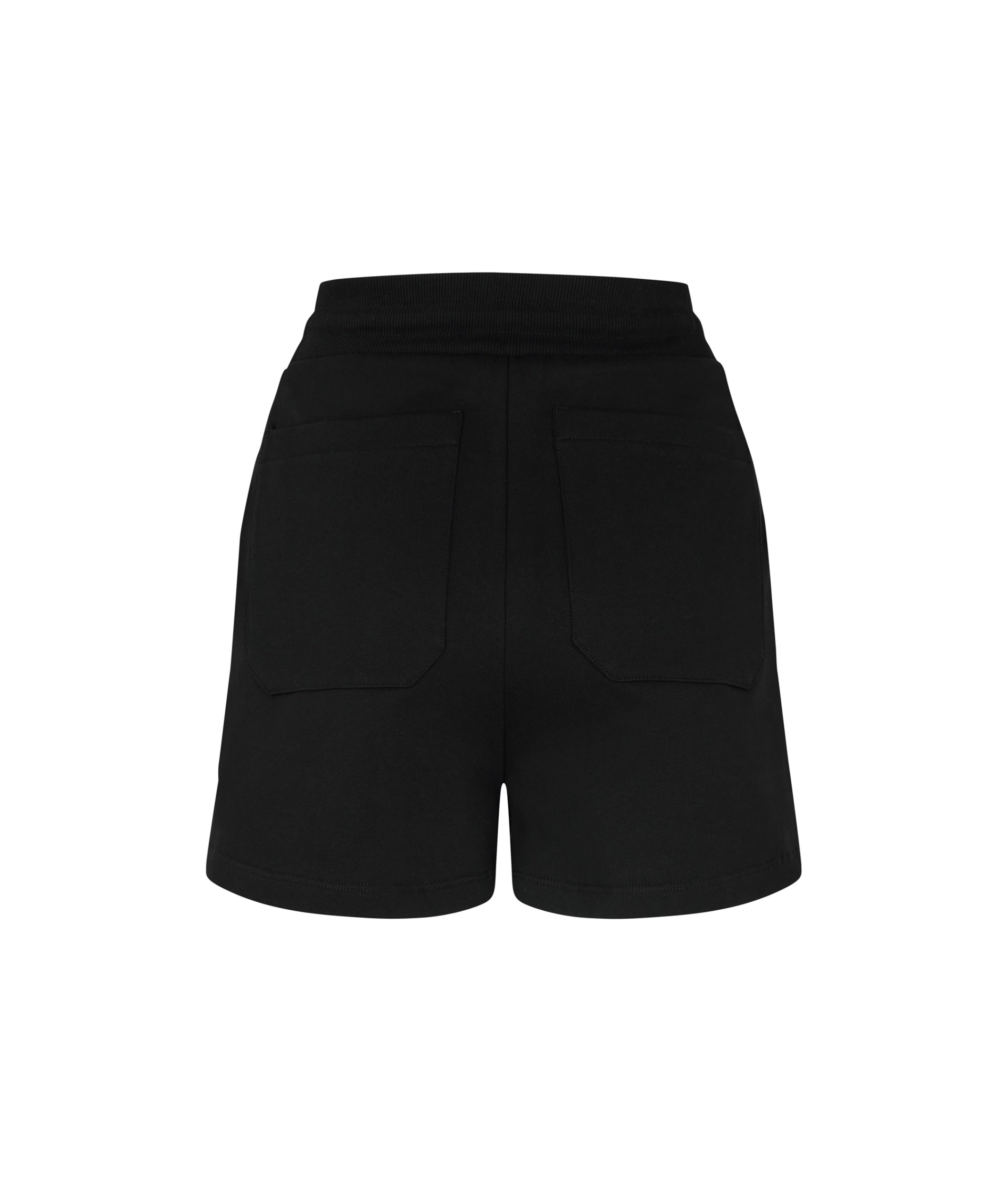 LUXURY HUB BALMAIN SIX BUTTON JERSEY SHORTS