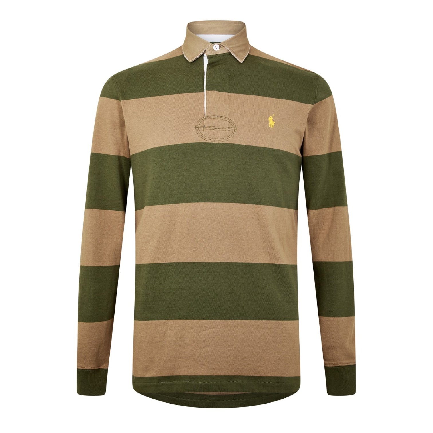 LUXURY HUB POLO RALPH LAUREN STRIPE RUGBY SHIRT