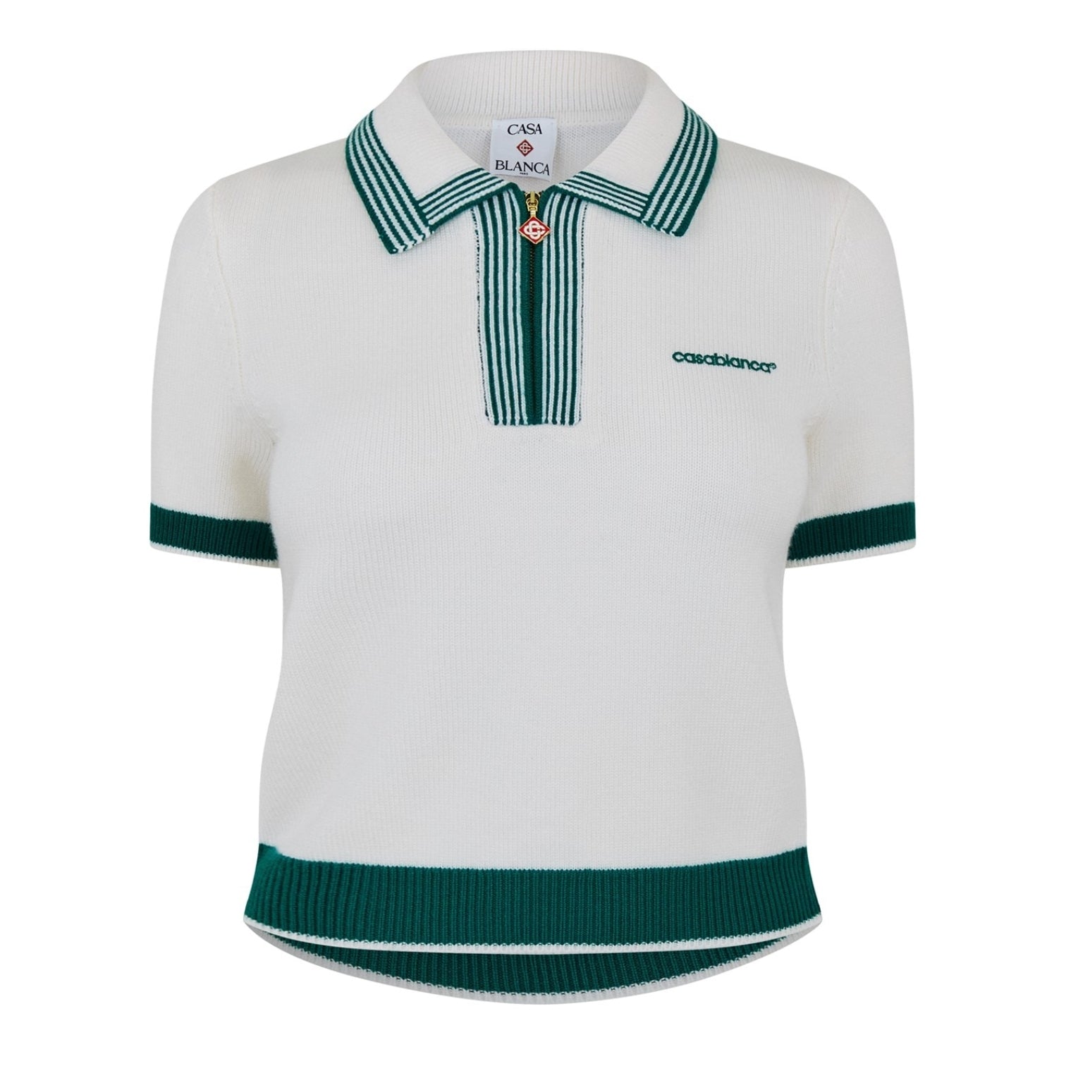 LUXURY HUB CASABLANCA TENNIS POLO SHIRT