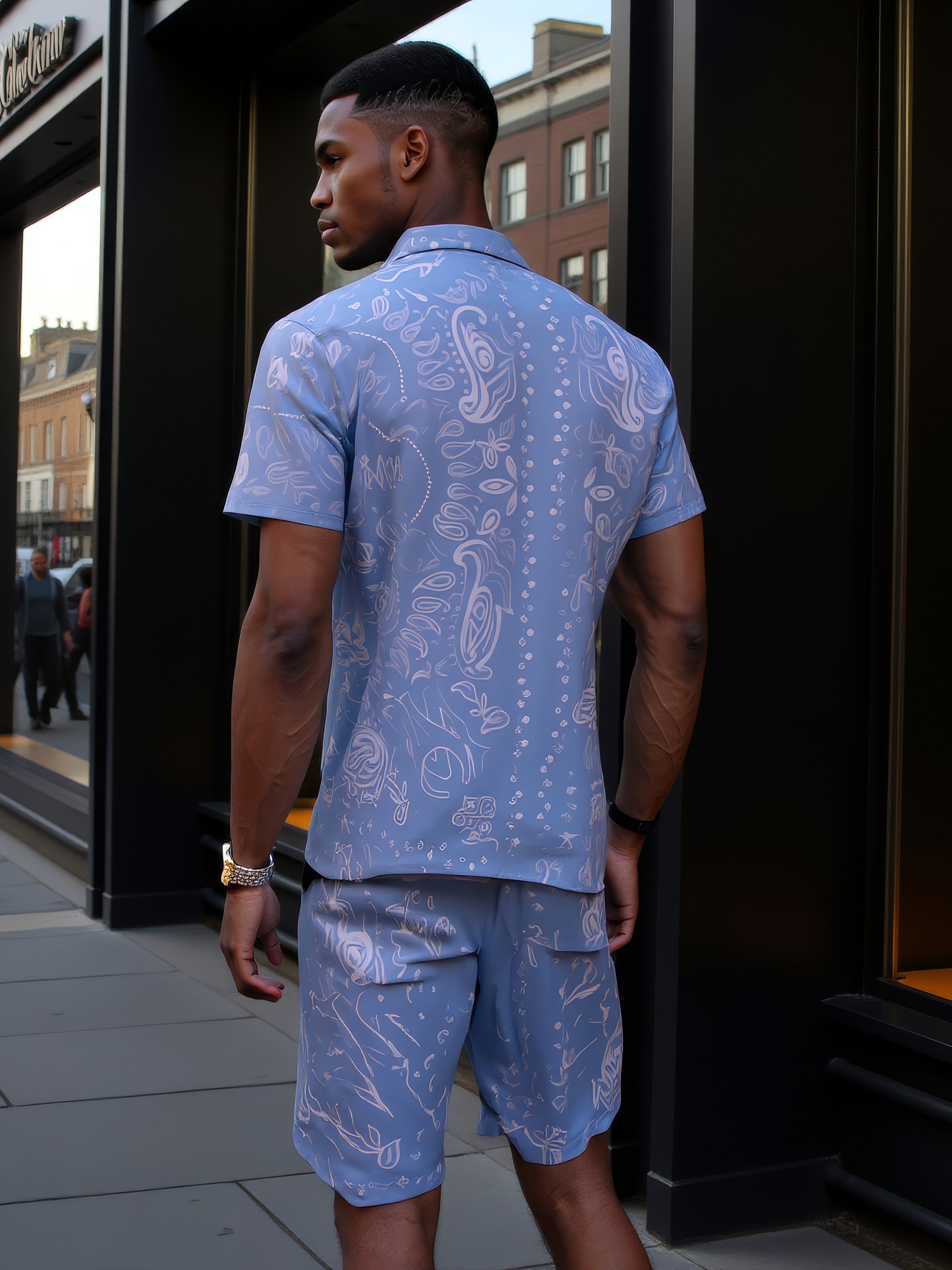 LUXURY HUB AMIRI BANDANA SHIRT