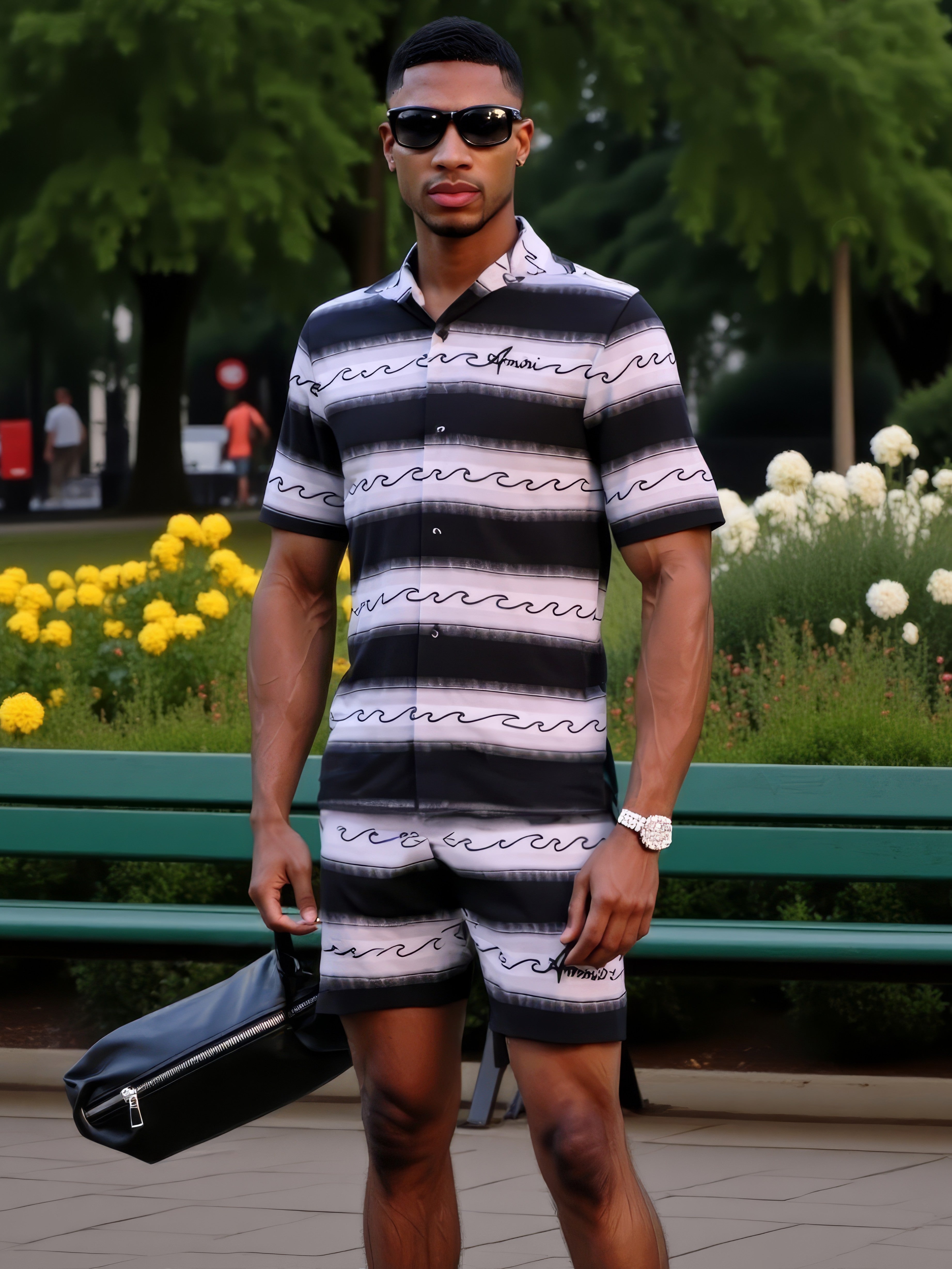 LUXURY HUB AMIRI WAVE SHIRT