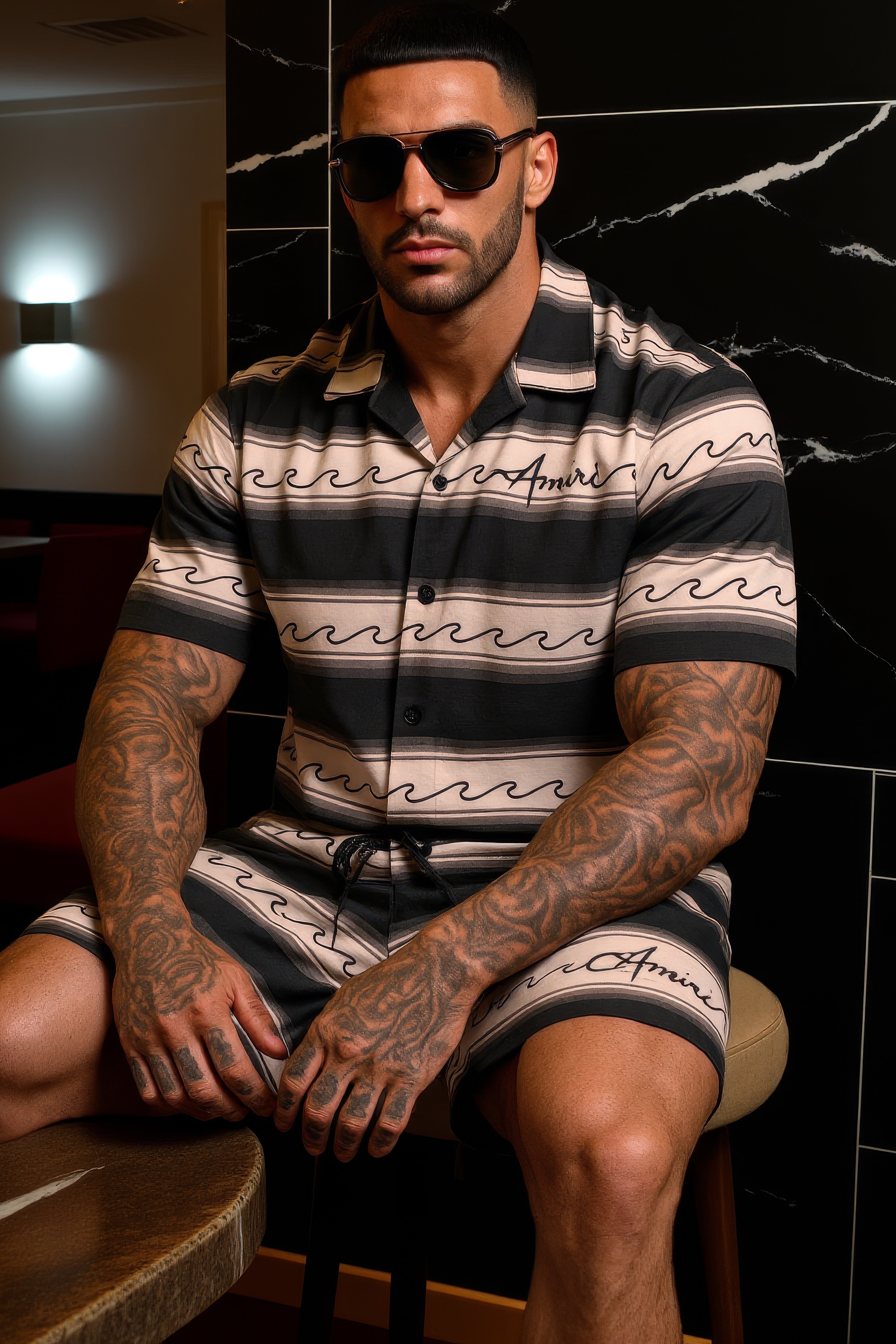 LUXURY HUB AMIRI WAVE SHIRT