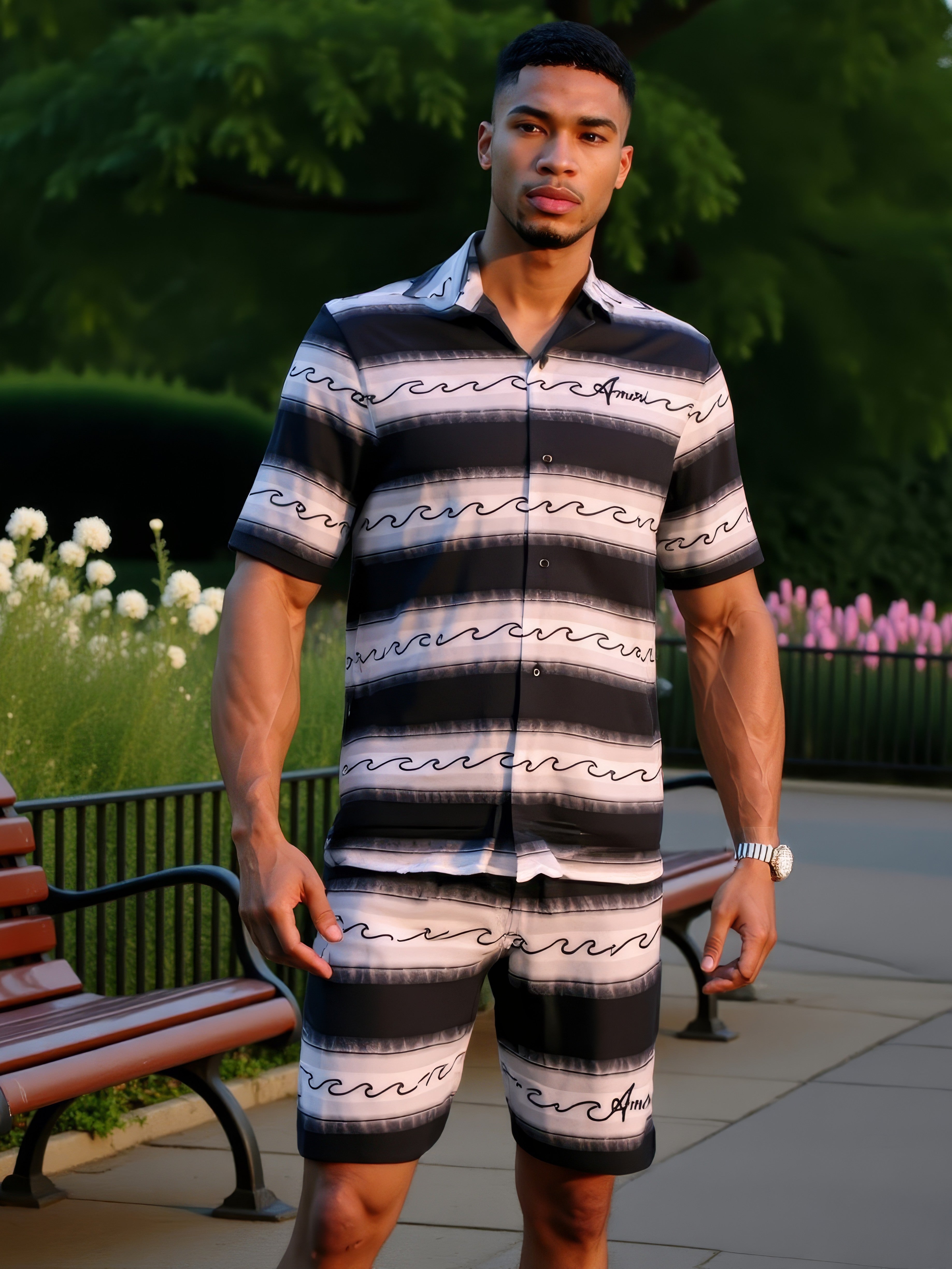 LUXURY HUB AMIRI WAVE SHIRT