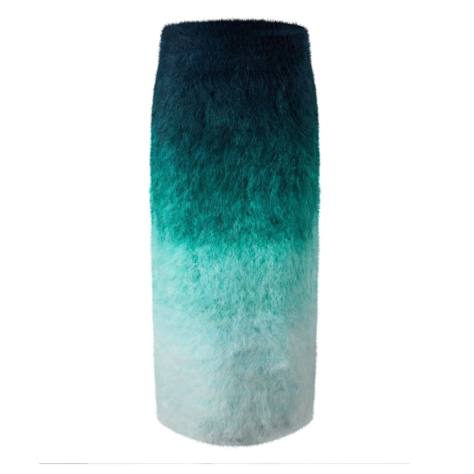 LUXURY HUB CASABLANCA GRADIENT MOHAIR SKIRT