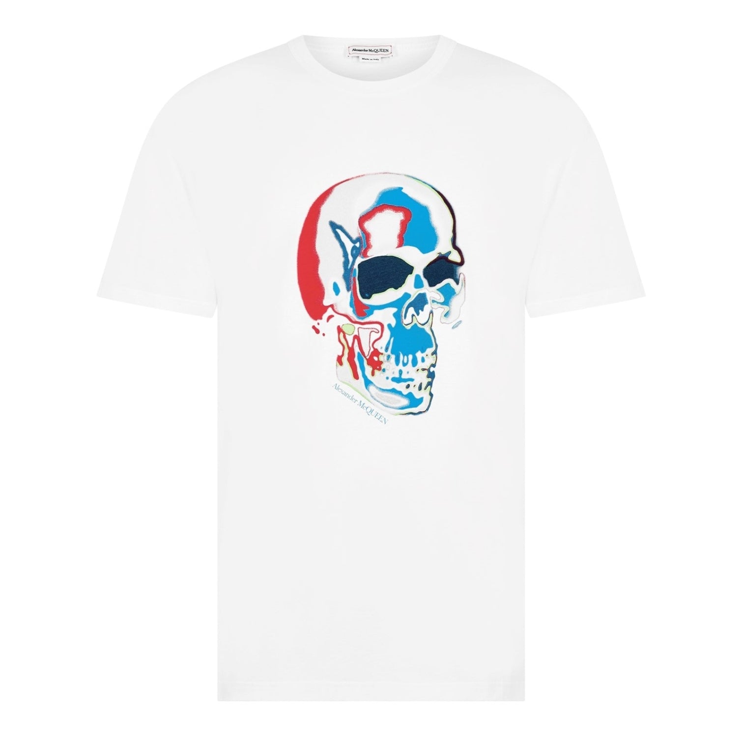 LUXURY HUB ALEXANDER MCQUEEN SKULL-GRAPHIC COTTON TEE