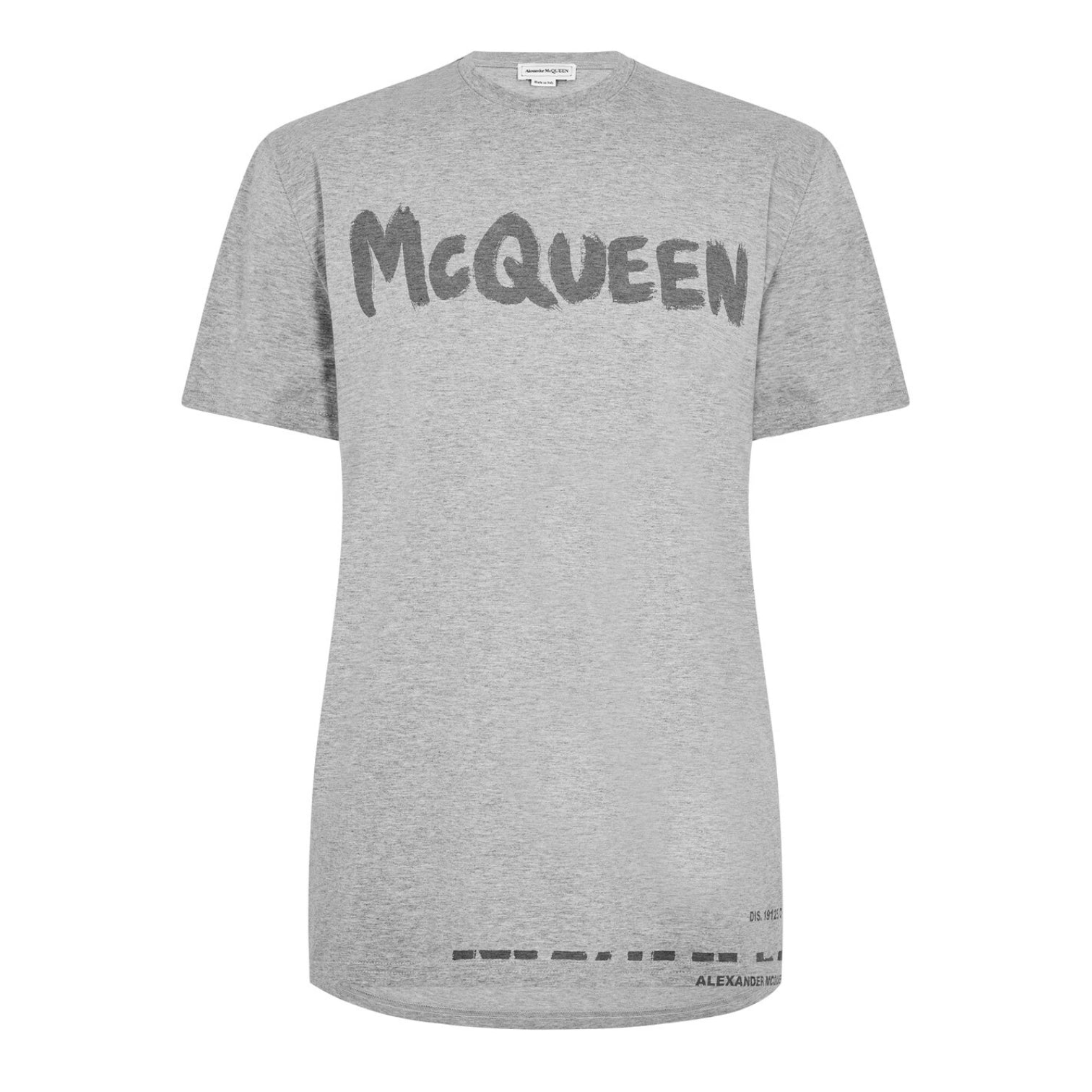 LUXURY HUB ALEXANDER MCQUEEN GRAFFITI LOGO PRINT TEE