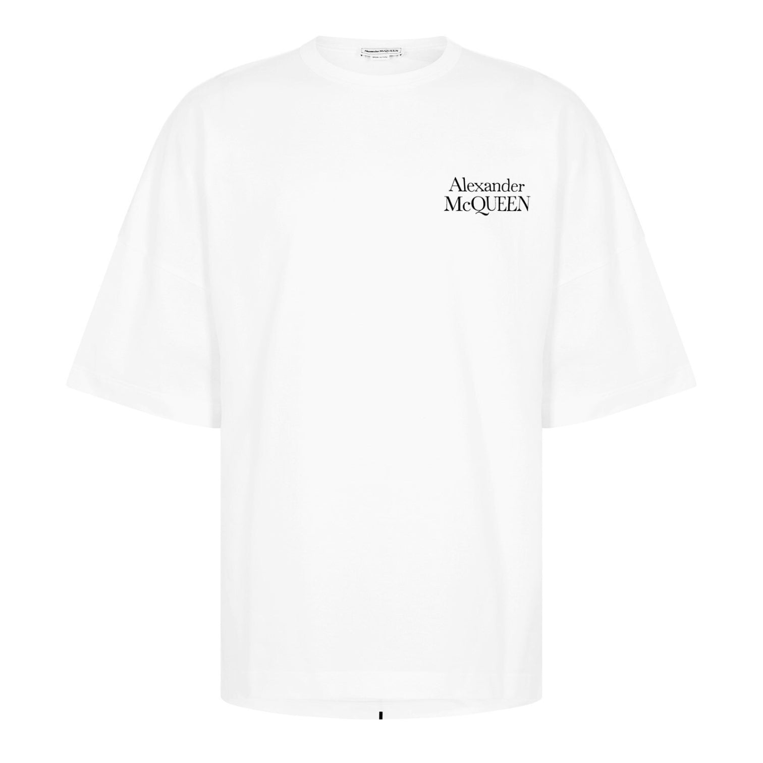 LUXURY HUB ALEXANDER MCQUEEN ALEX OS LOGO TEE