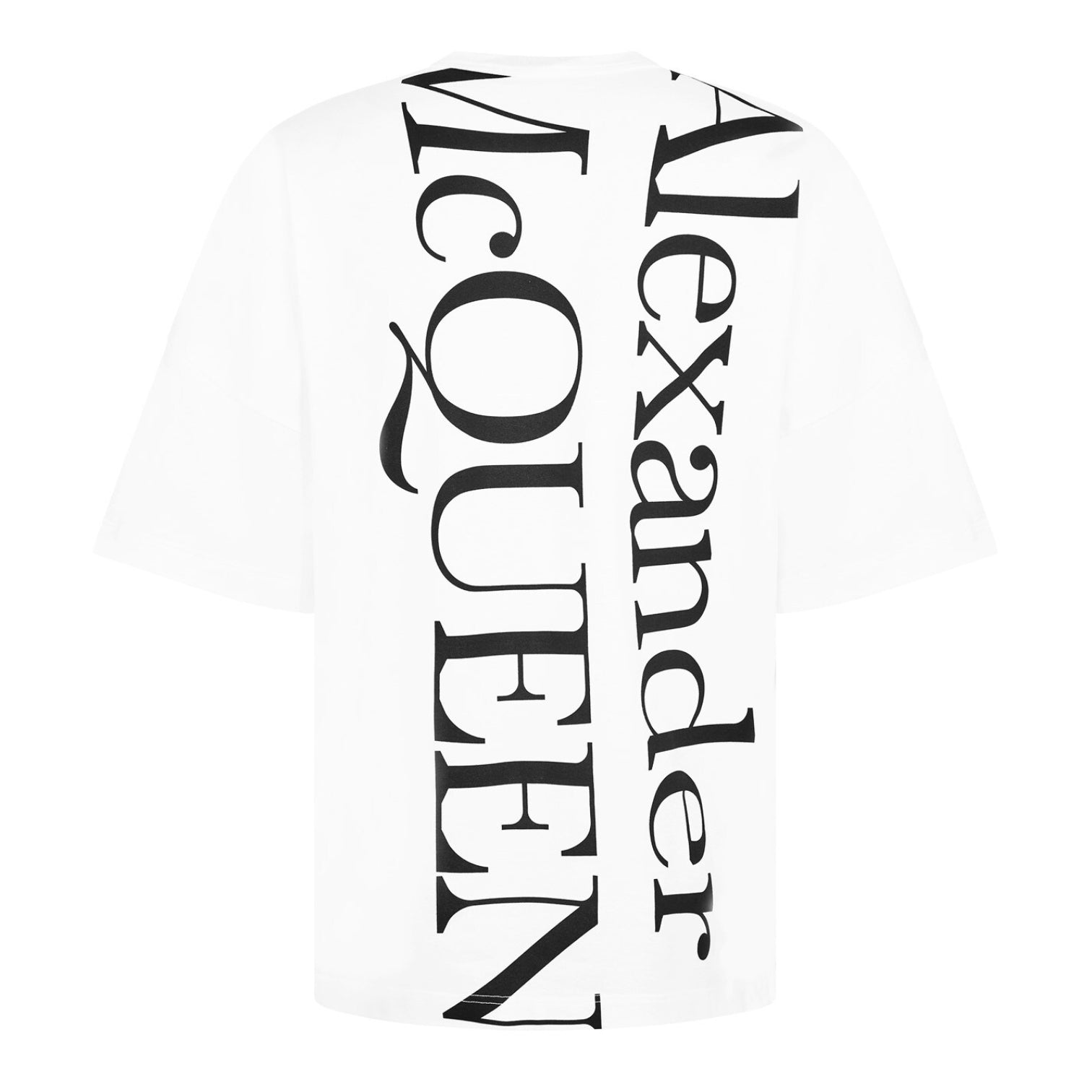 LUXURY HUB ALEXANDER MCQUEEN ALEX OS LOGO TEE