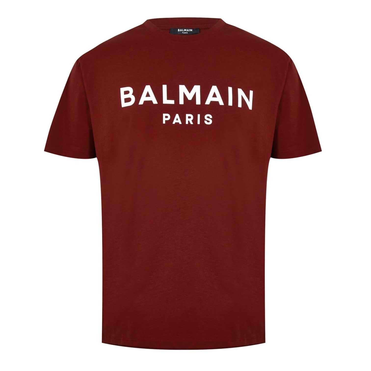 LUXURY HUB BALMAIN PARIS PRINT LOGO TEE