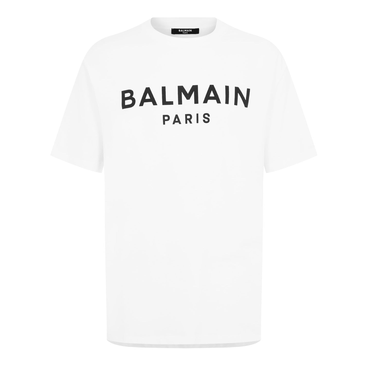 LUXURY HUB BALMAIN PARIS PRINT LOGO TEE