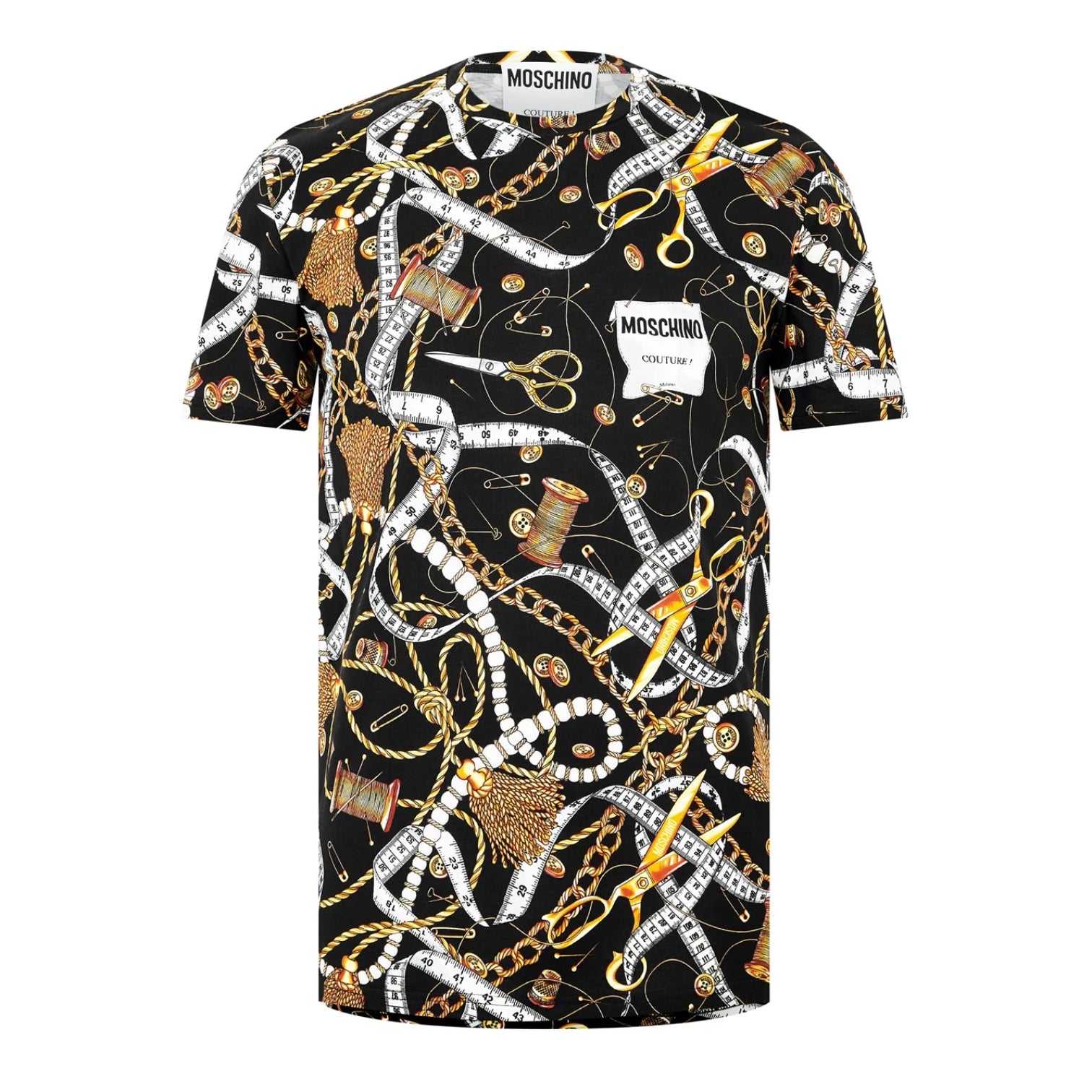 LUXURY HUB MOSCHINO SARTORIAL PRINT TEE