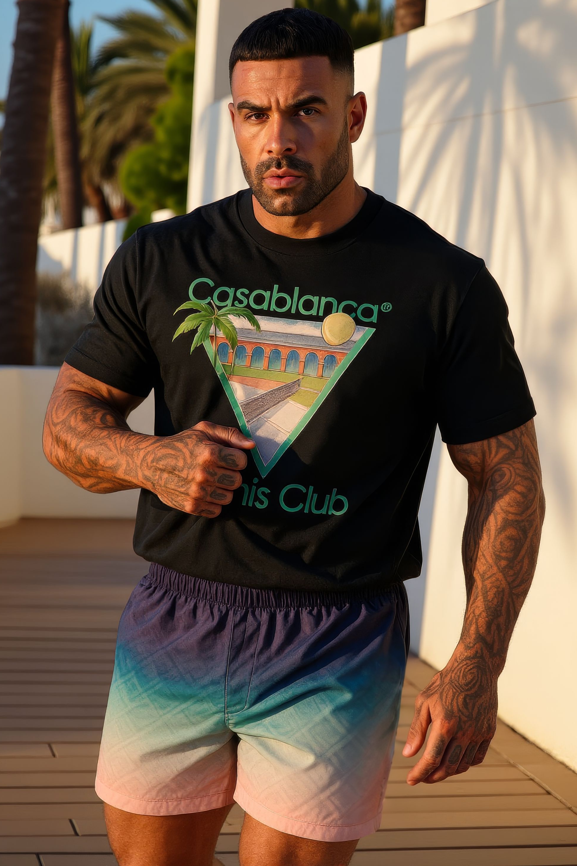 LUXURY HUB CASABLANCA CASA TENNIS CLUB TEE