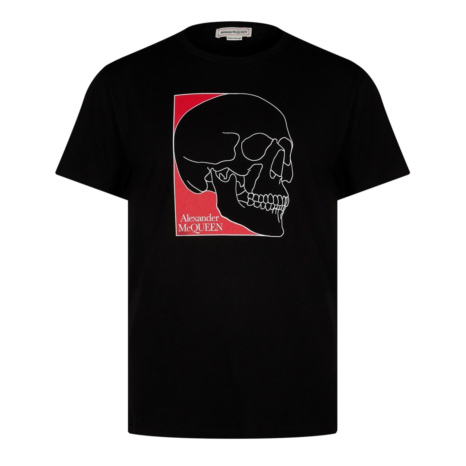 LUXURY HUB ALEXANDER MCQUEEN SKULL PRINT TEE