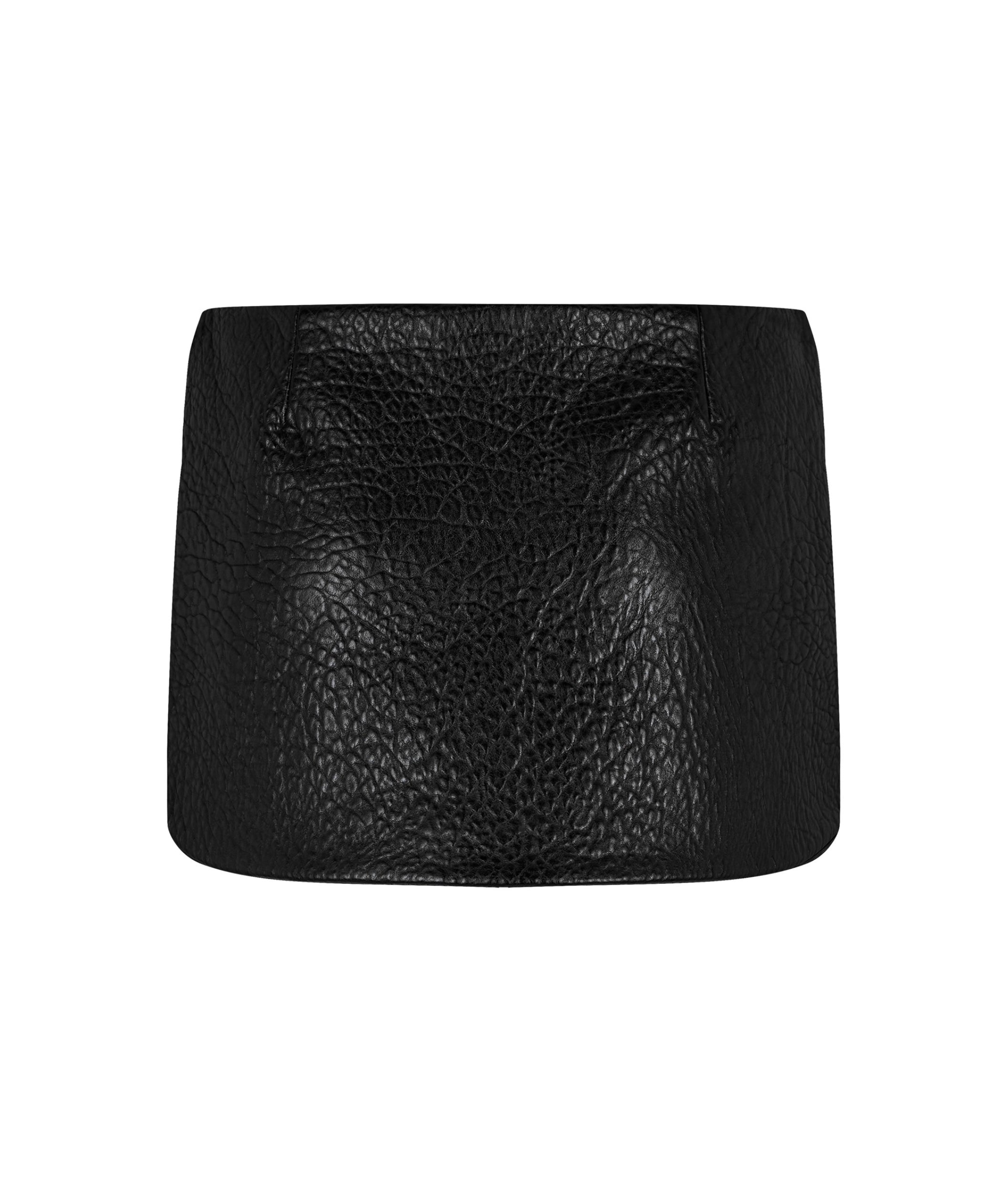 LUXURY HUB PRADA GRAINED MINI SKIRT