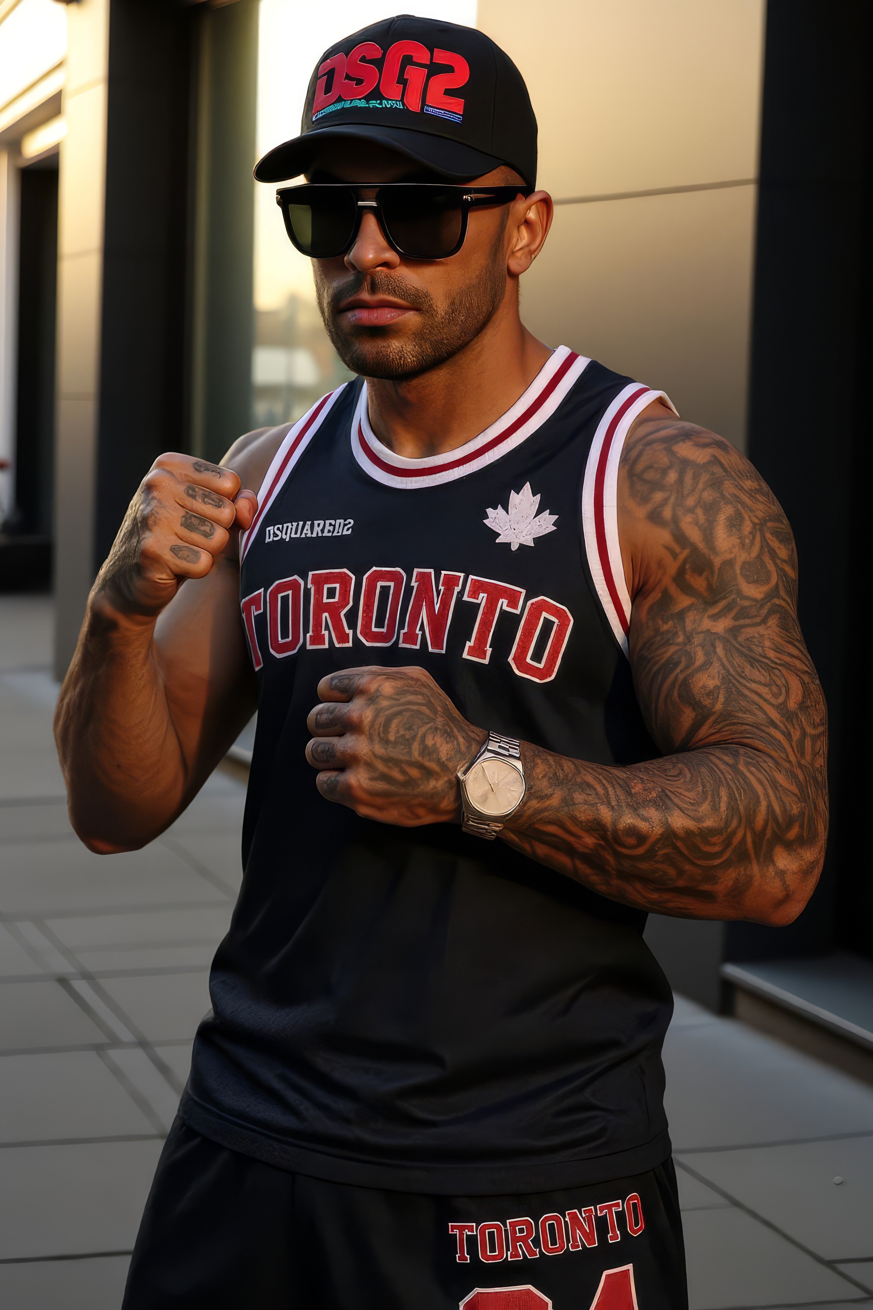 LUXURY HUB DSQUARED2 SPORT FIT TOP