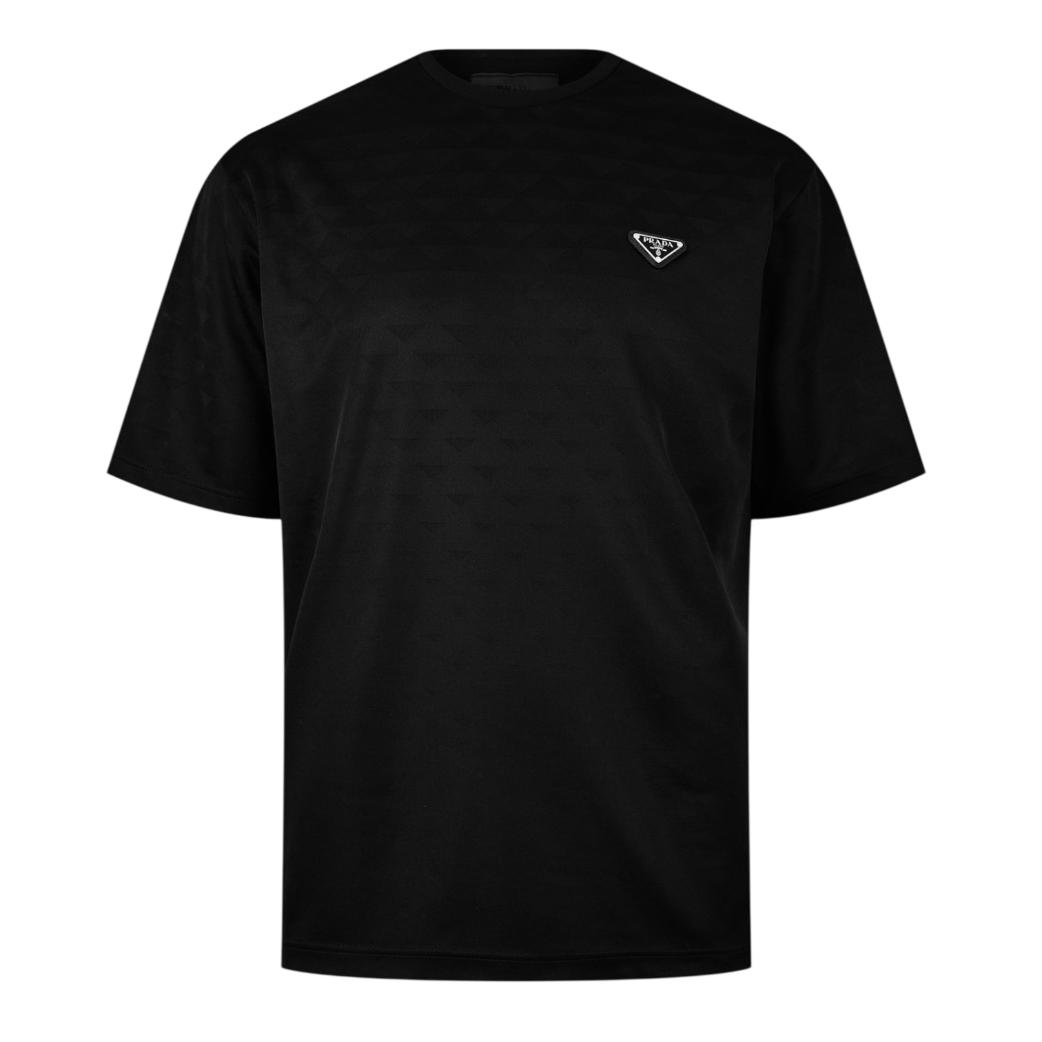 LUXURY HUB PRADA SYMBOL CREW NECK TEE