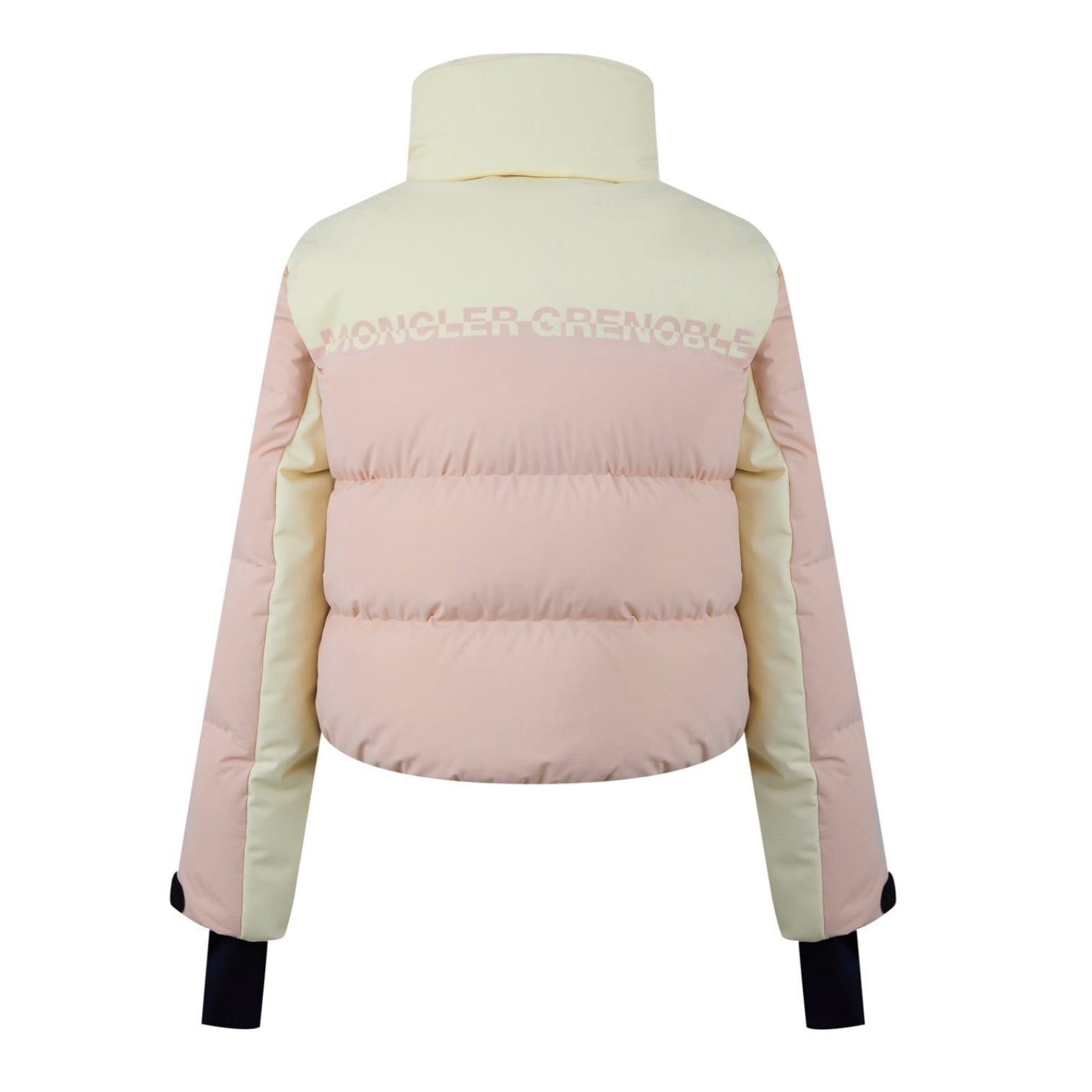 LUXURY HUB MONCLER GRENOBLE WOMEN'S DOWN-FILLED WATERPROOF WINDPROOF LONG SLEEVE SHORT PUFFER JACKET