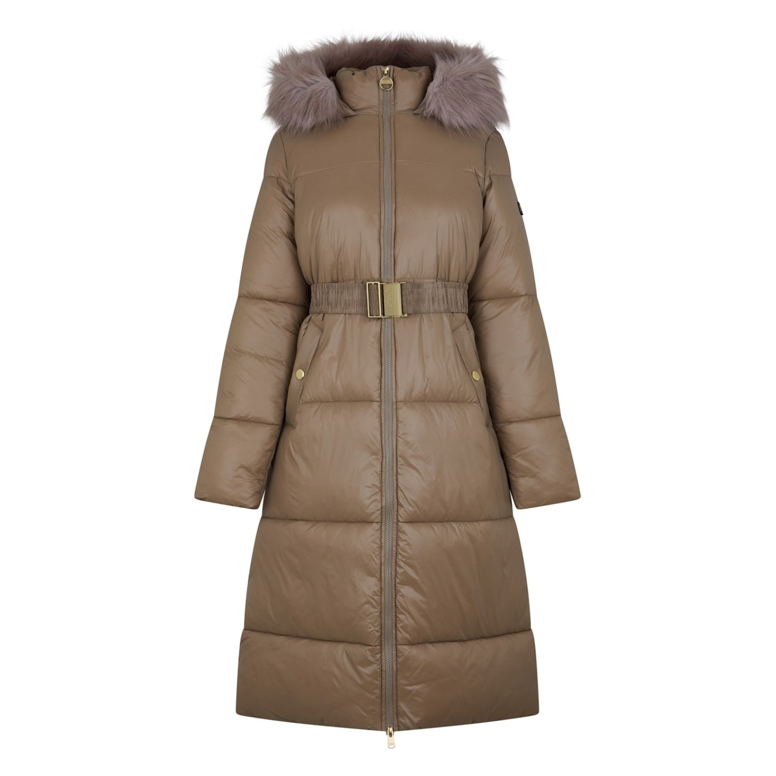 LUXURY HUB BARBOUR INTERNATIONAL SASKIA LONG PUFFER JACKET