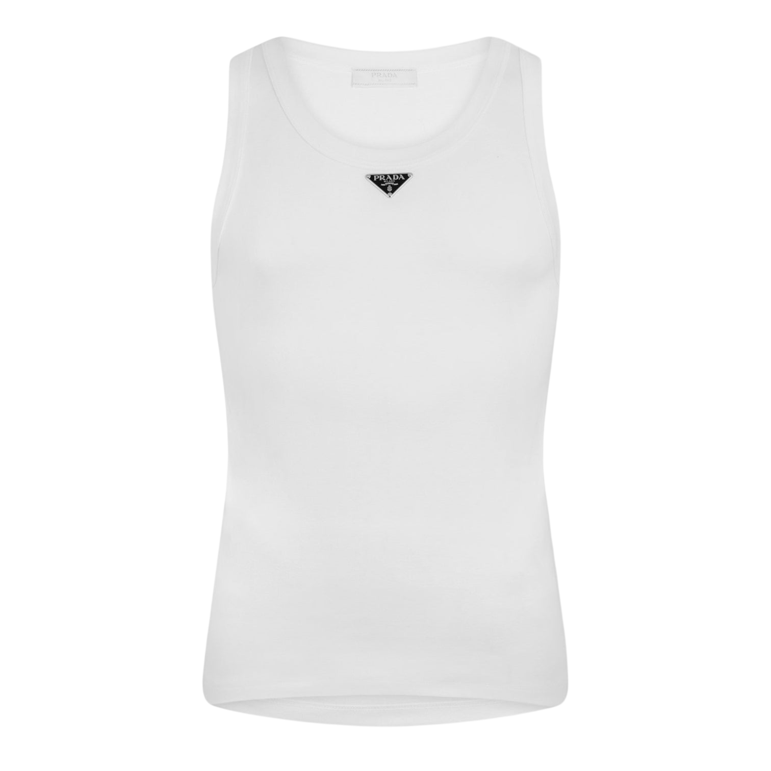 LUXURY HUB PRADA SKINNY FIT COTTON TANK TOP