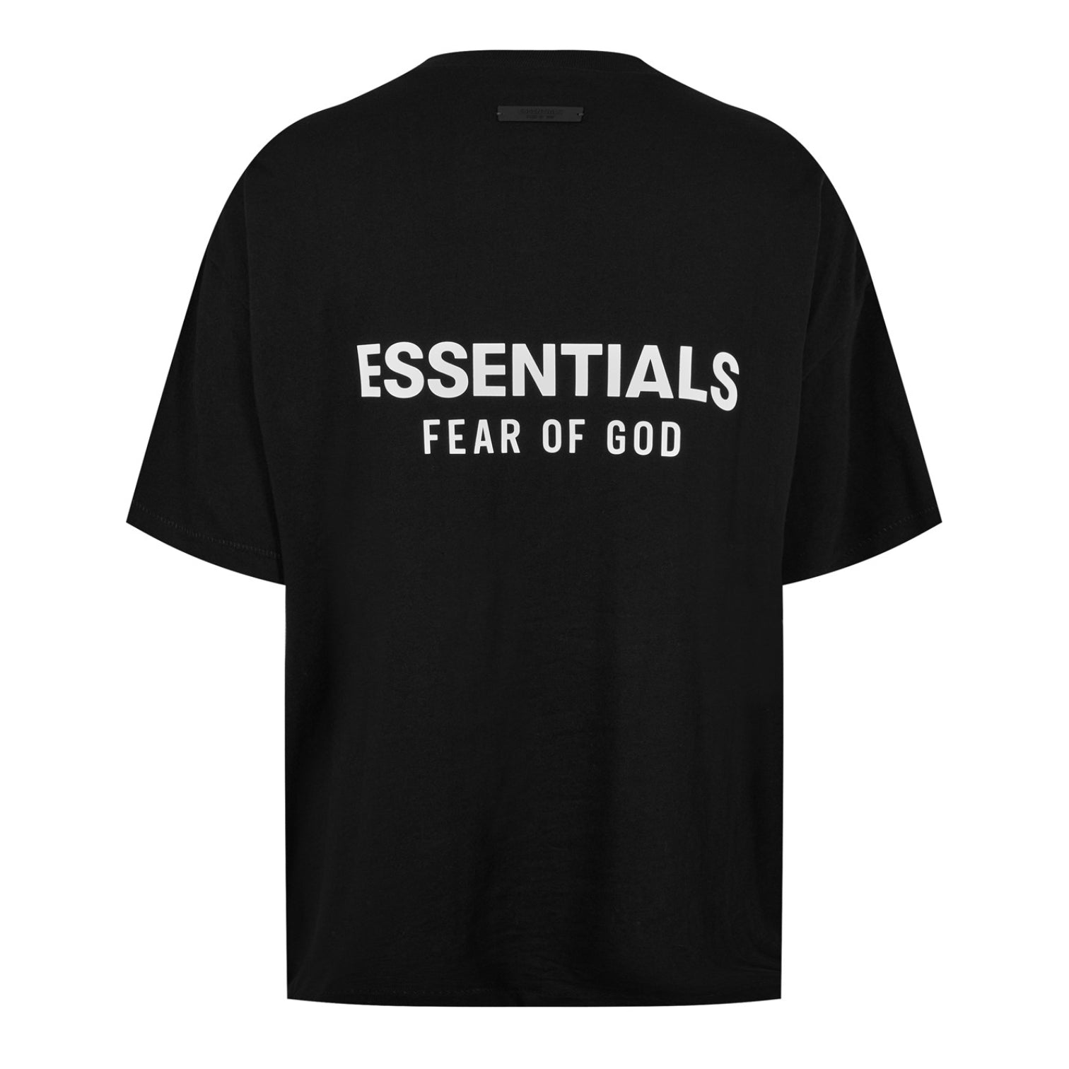 LUXURY HUB FEAR OF GOD ESSENTIALS BACK LOGO TEE