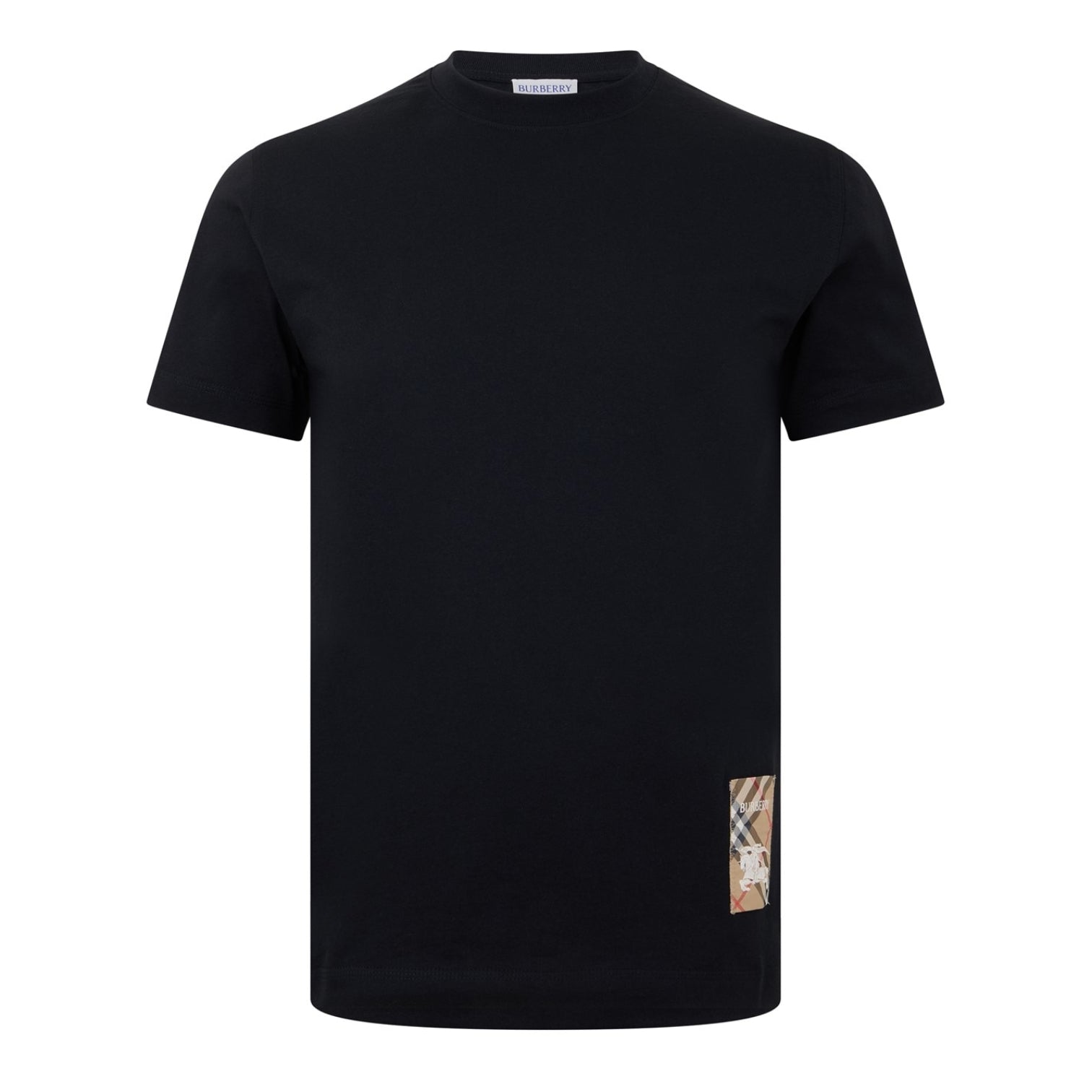 LUXURY HUB BURBERRY BURB CHECK TAB TEE