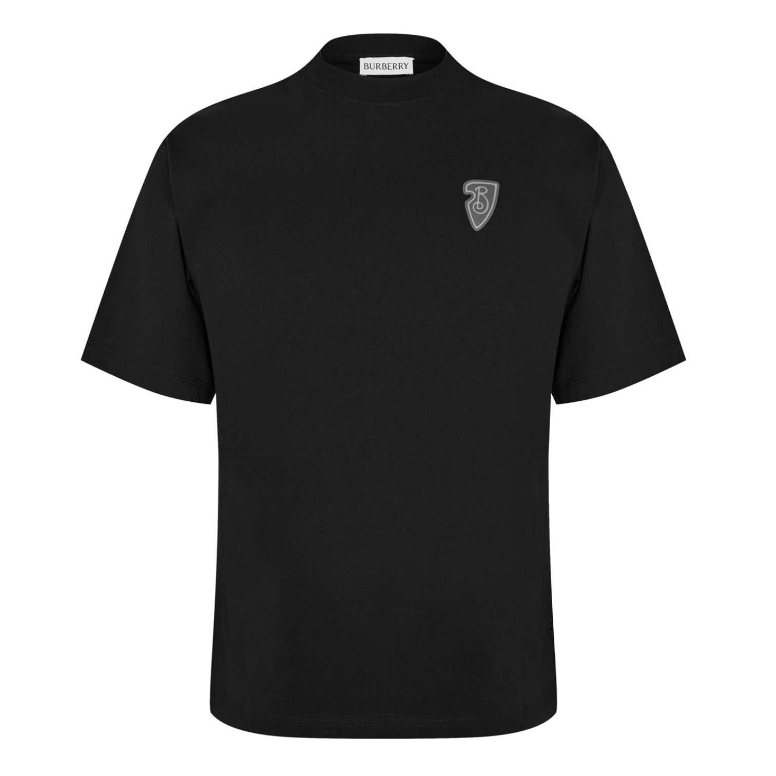 LUXURY HUB BURBERRY SHIELD PRINTED LOGO TEE