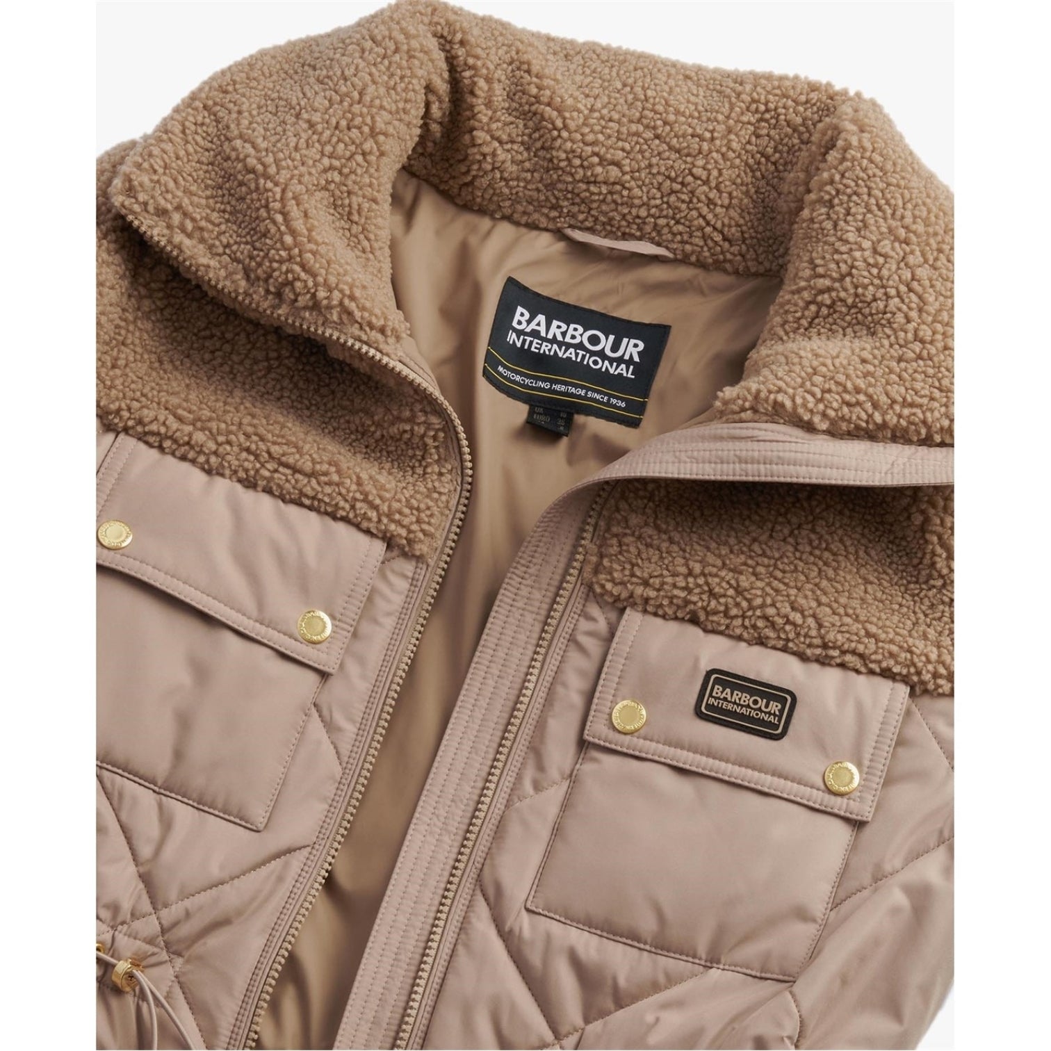 LUXURY HUB BARBOUR INTERNATIONAL JEMISON QUILTED JACKET