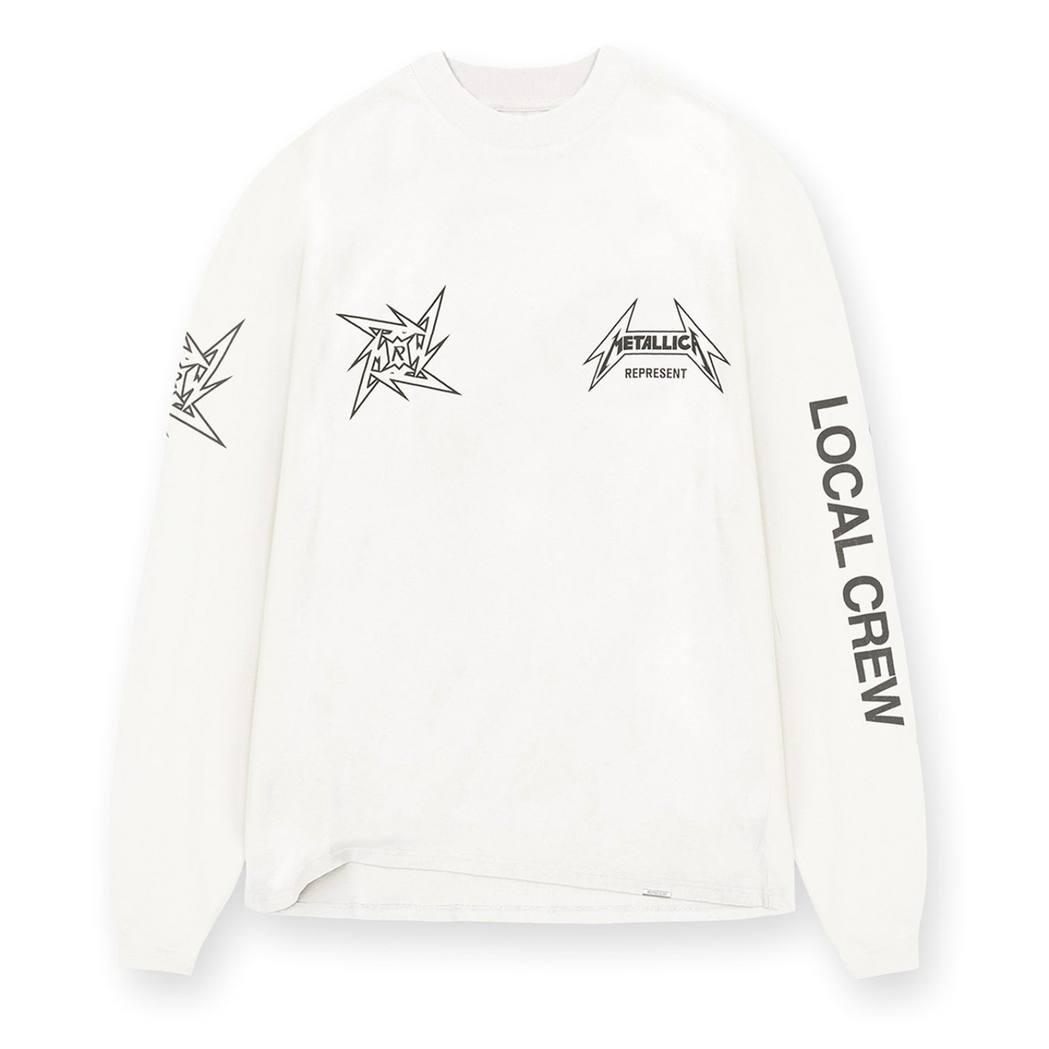 LUXURY HUB REPRESENT X METALLICA 40 YEAR LONG SLEEVE TEE