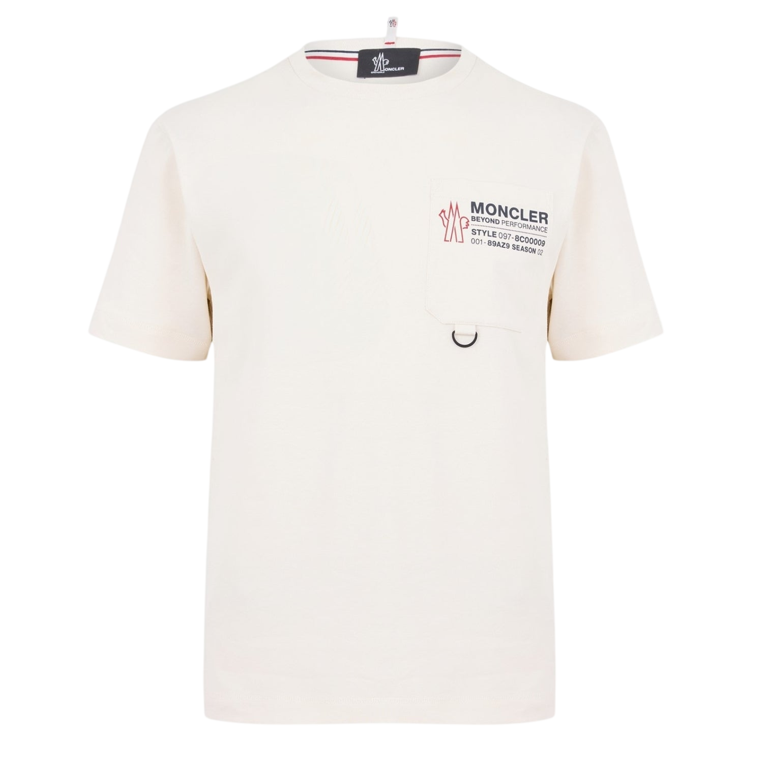 LUXURY HUB MONCLER GRENOBLE MEN'S POCKET TEE