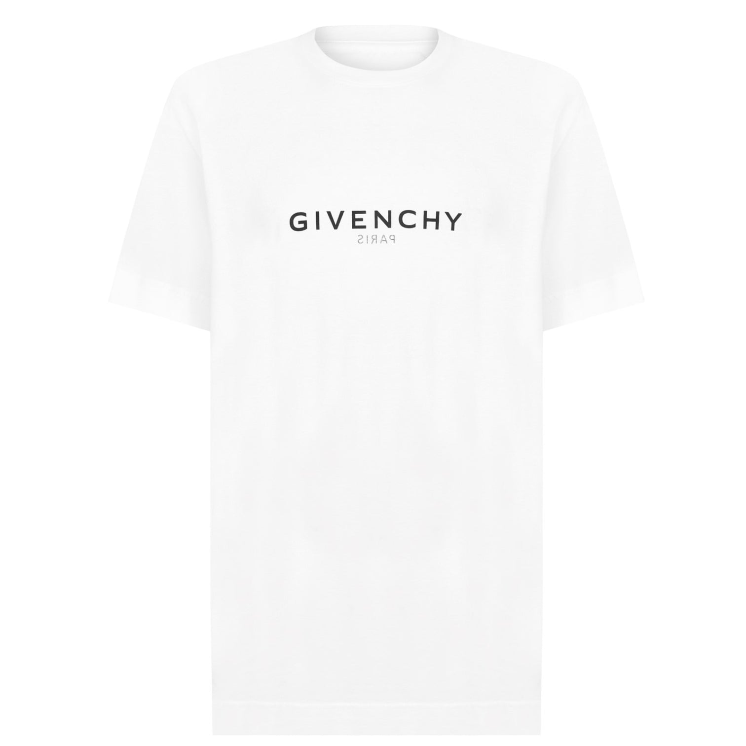 LUXURY HUB  GIVENCHY REVERSE LOGO TEE