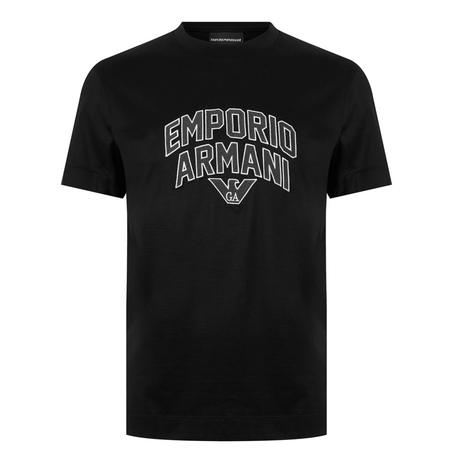 LUXURY HUB EMPORIO ARMANI LOGO PRINT TEE