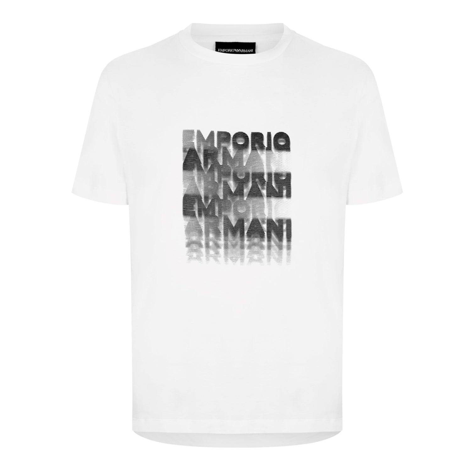 LUXURY HUB EMPORIO ARMANI FADED PRINT TEE