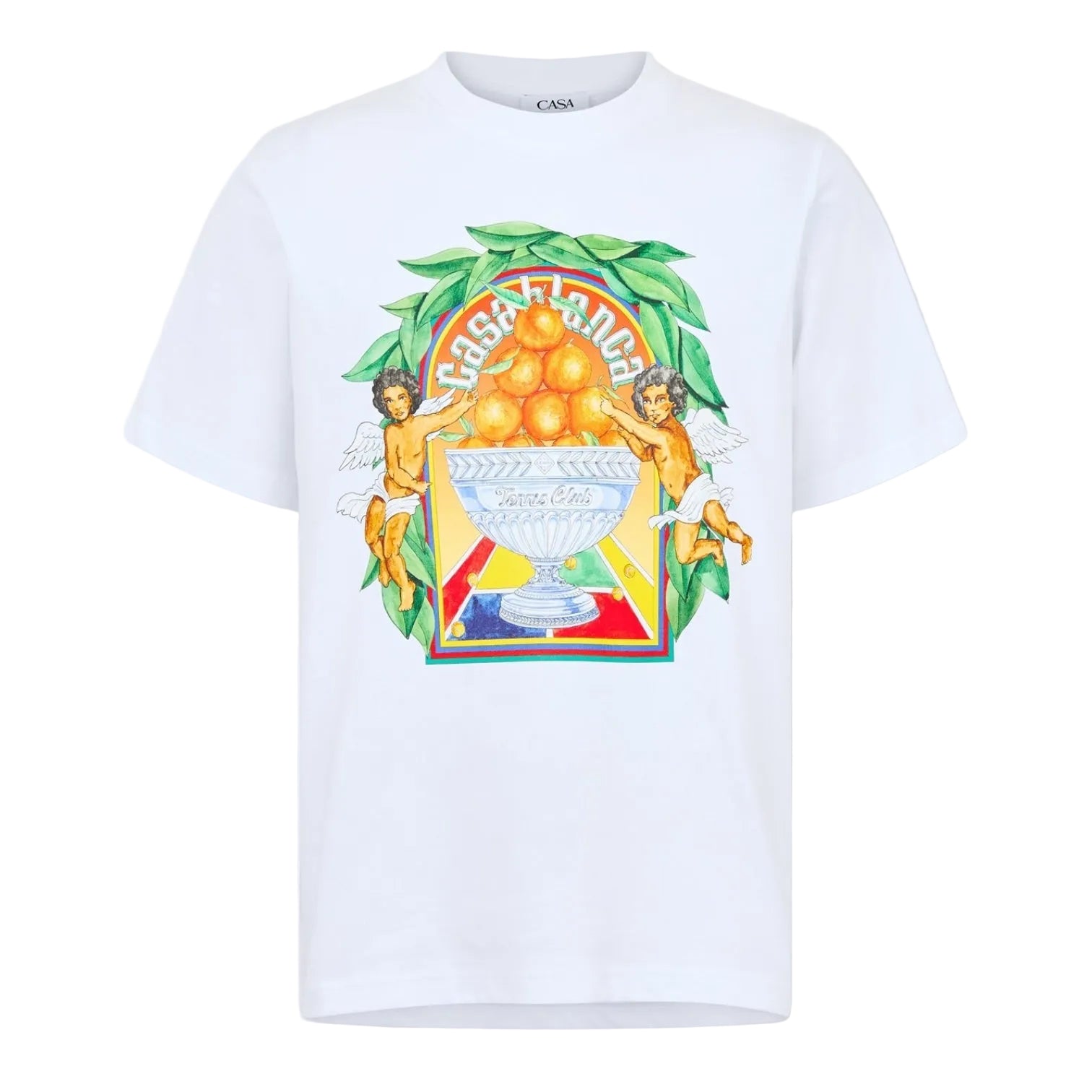 LUXURY HUB CASABLANCA TRIOMPHE DORANGE CASA TEE