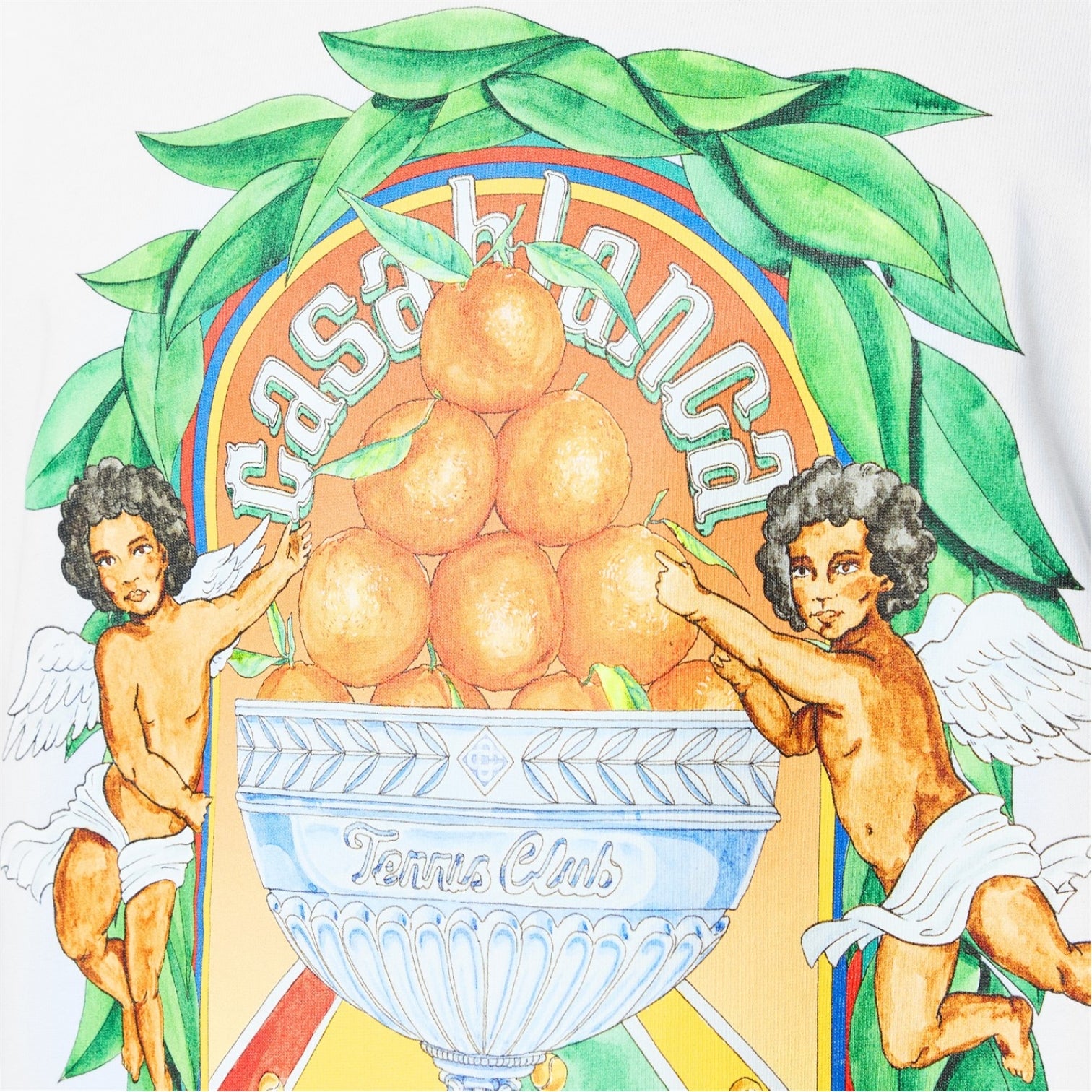 LUXURY HUB CASABLANCA TRIOMPHE DORANGE CASA TEE