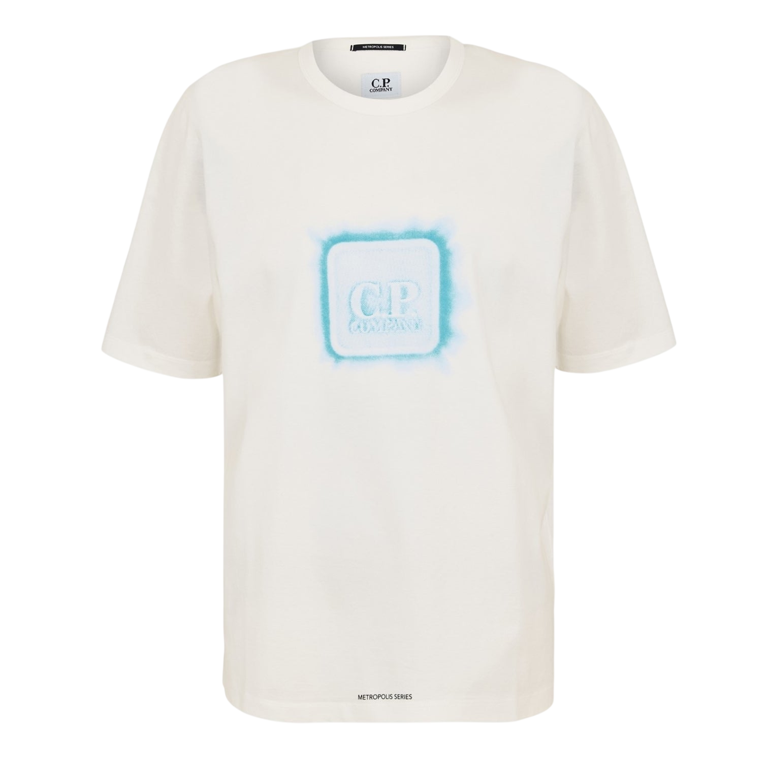 LUXURY HUB CP COMPANY METROPOLIS MEN'S FRONT LOGO TEE