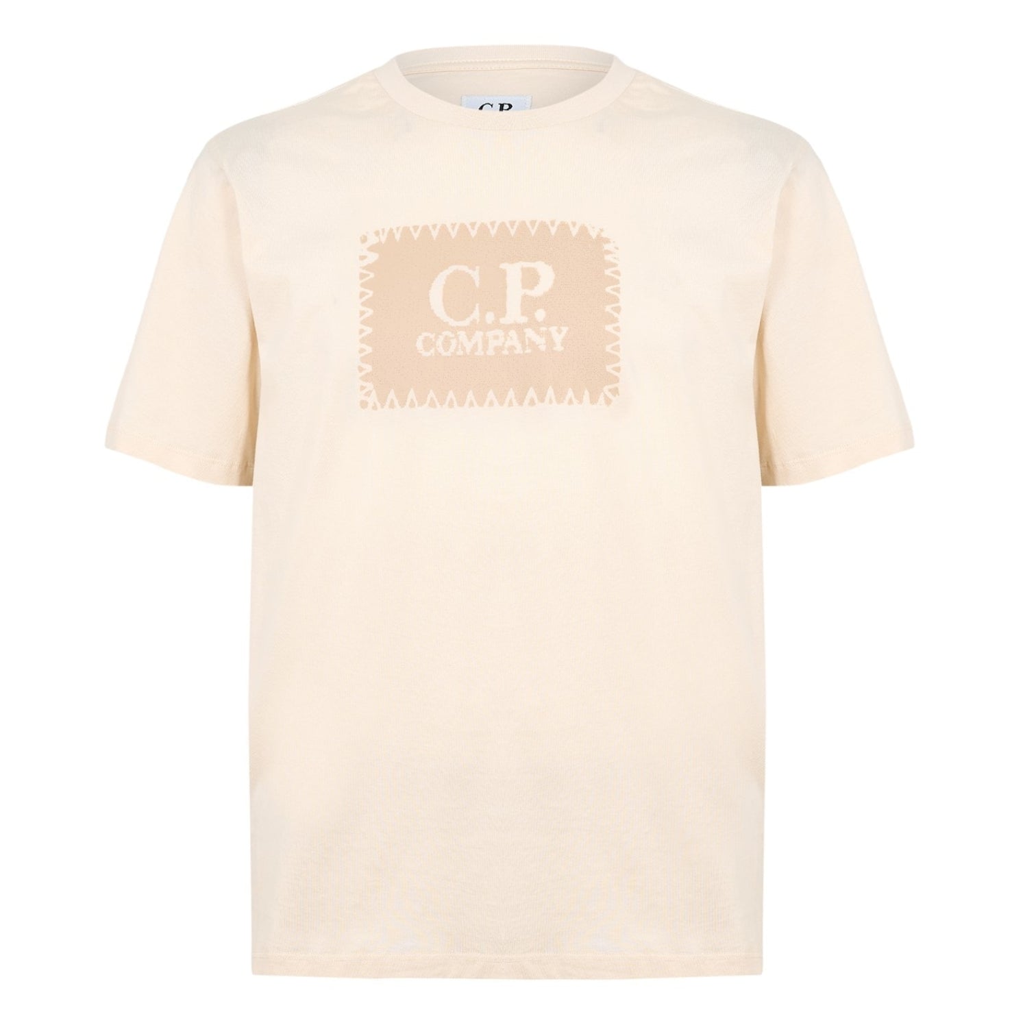 LUXURY HUB CP COMPANY MEN'S BLOCK LOGO REGULAR FIT TEE