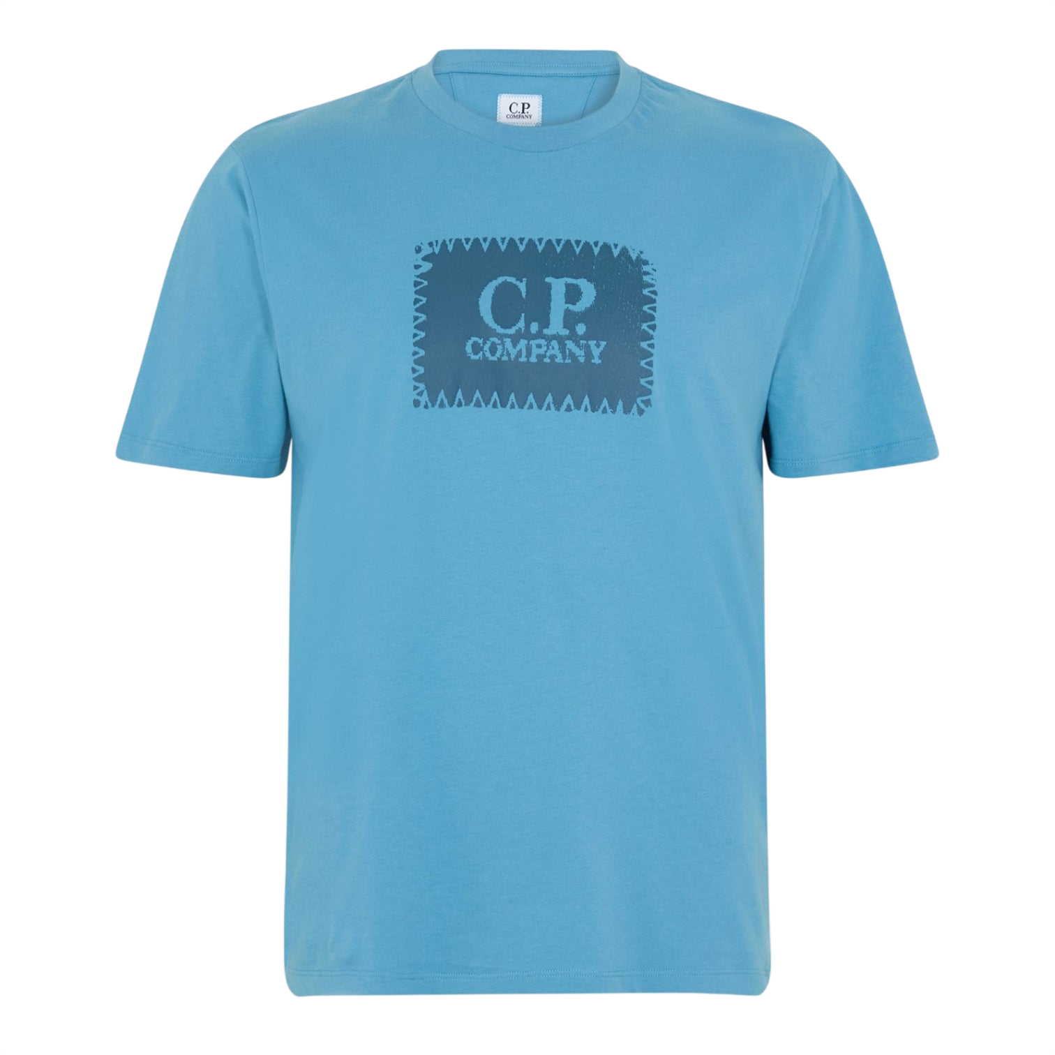 LUXURY HUB CP COMPANY MEN'S BLOCK LOGO REGULAR FIT TEE