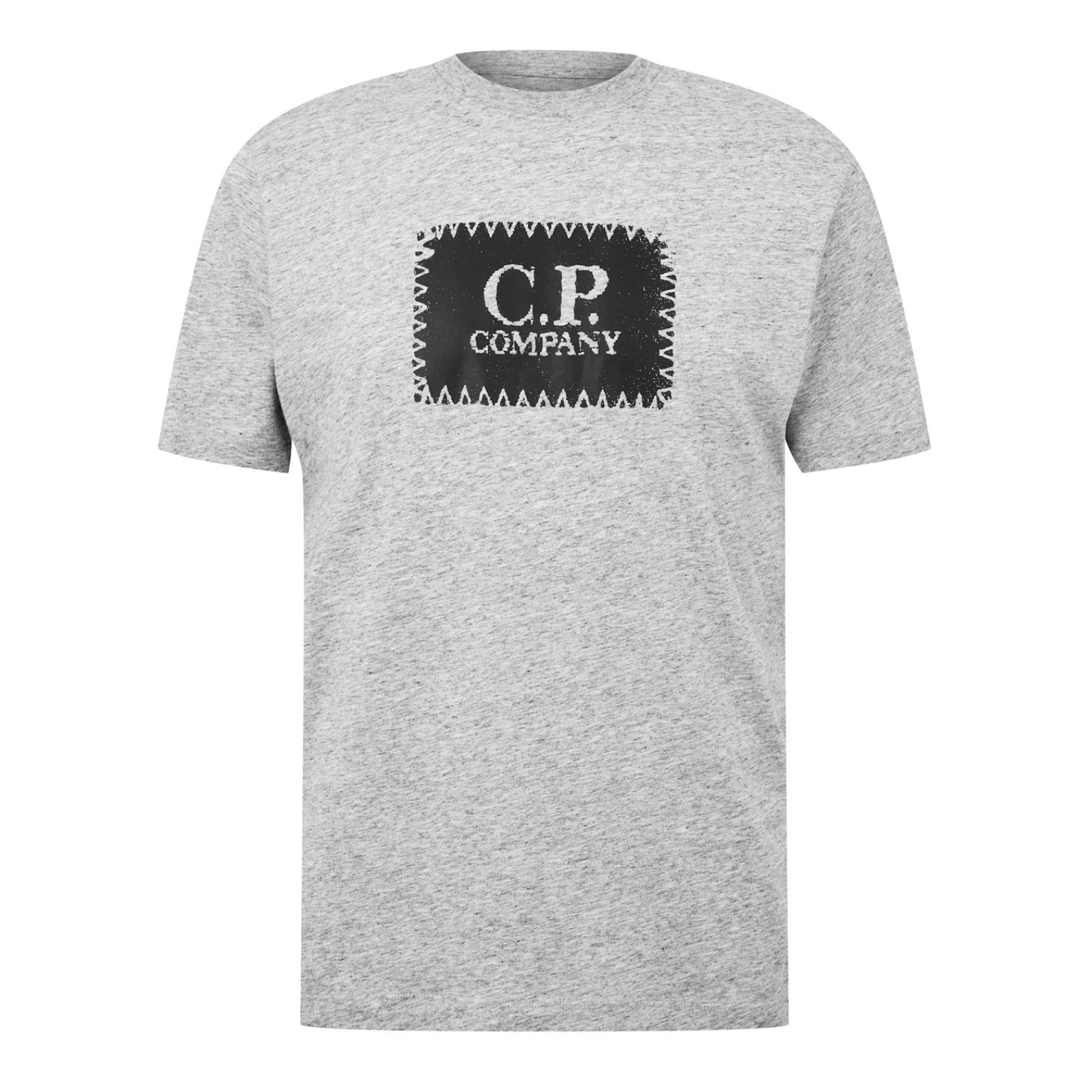 LUXURY HUB CP COMPANY MEN'S BLOCK LOGO REGULAR FIT TEE