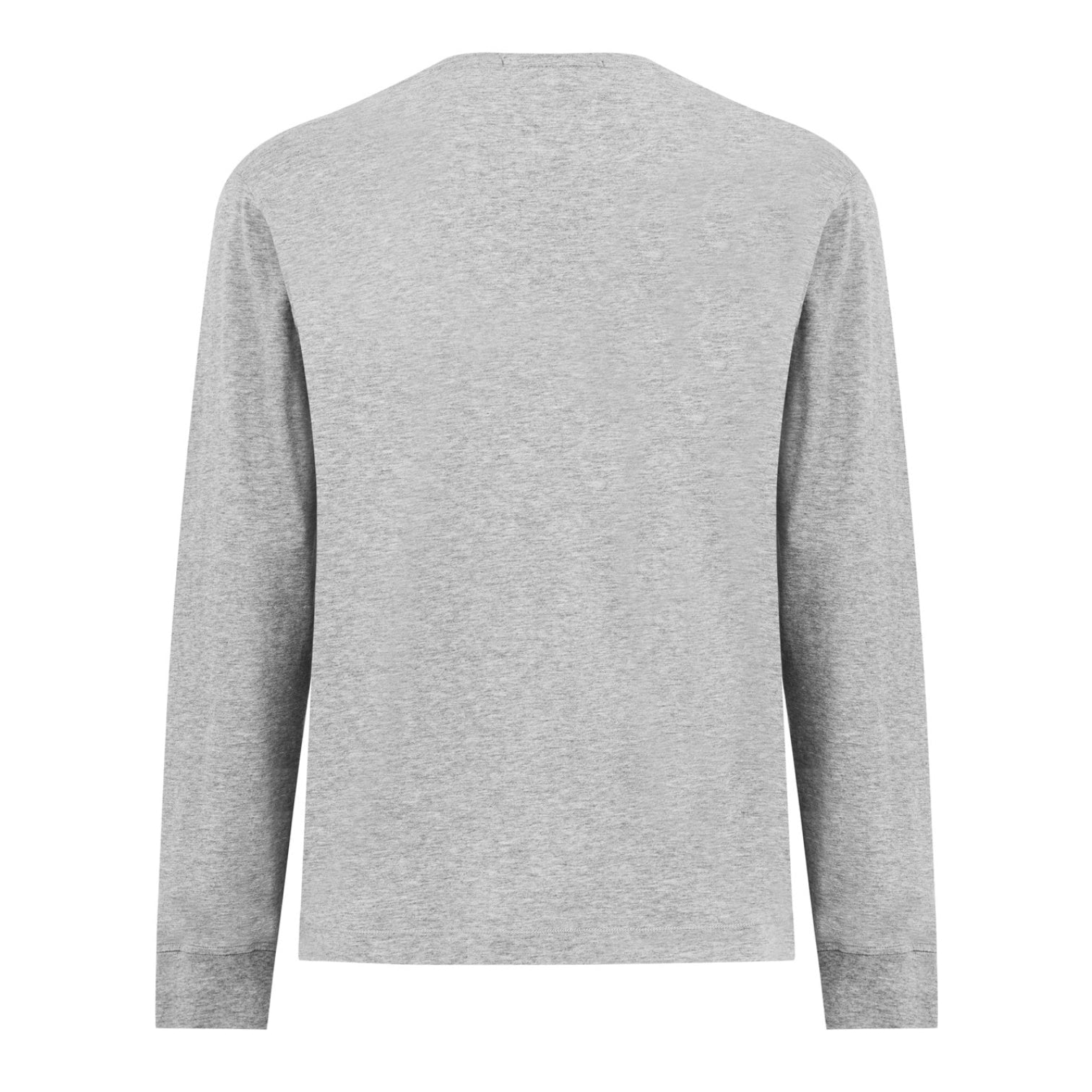 LUXURY HUB STONE ISLAND MEN'S LOGO COTTON COMPASS PATCH LONG SLEEVE T-SHIRT