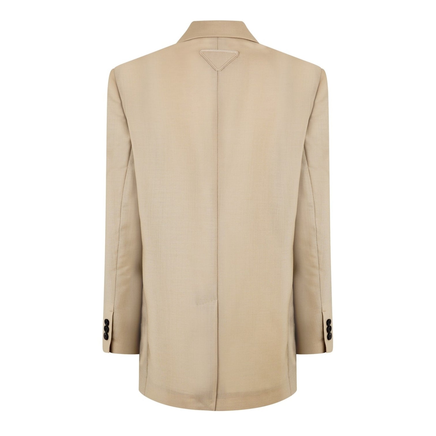 LUXURY HUB PRADA MOHAIR OVERSIZED BLAZER WITH TRIANGLE