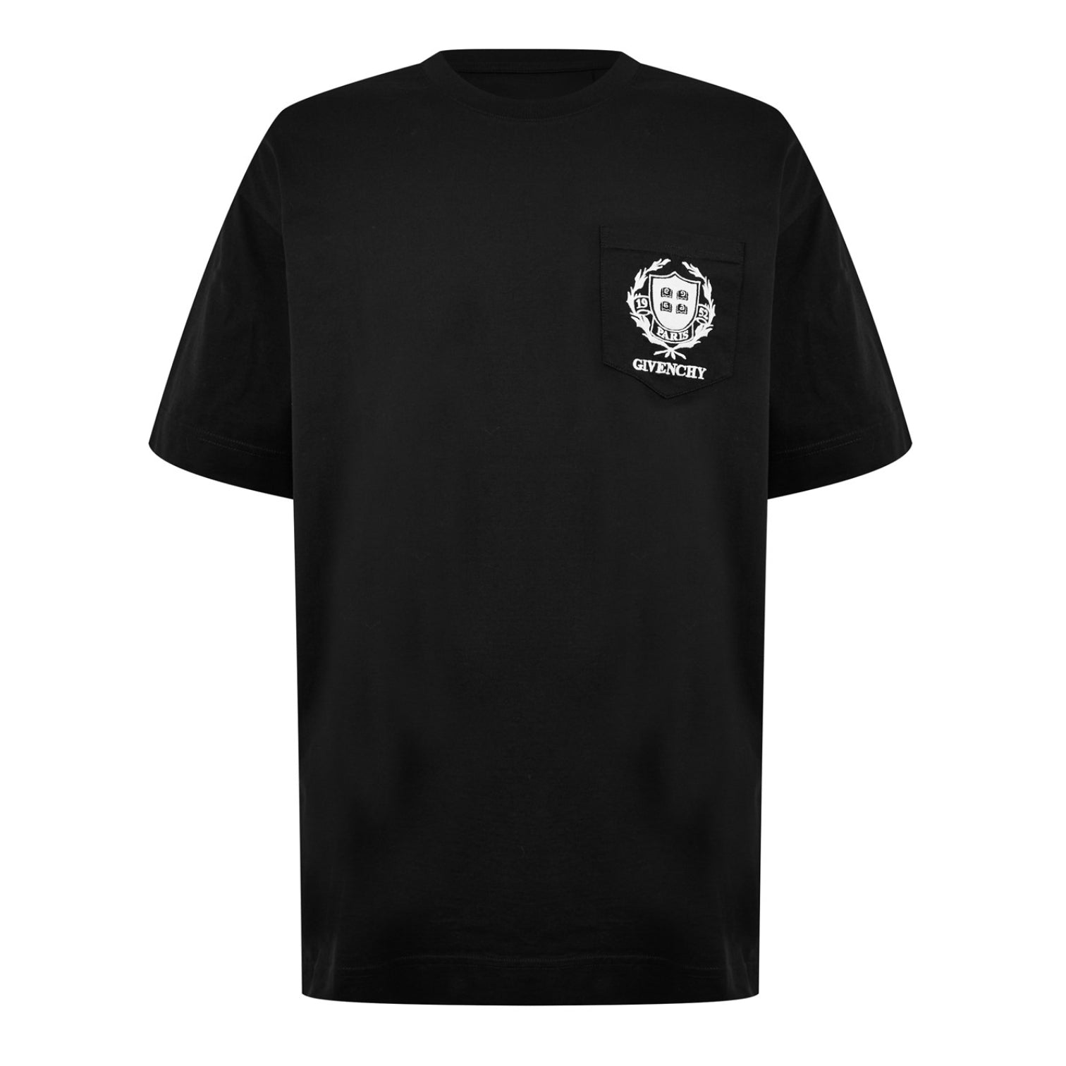 LUXURY HUB GIVENCHY CREST LOGO TEE