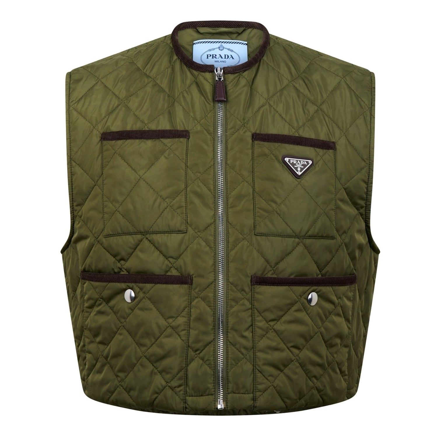 LUXURY HUB PRADA QUILTED LIGHT RE-NYLON VEST