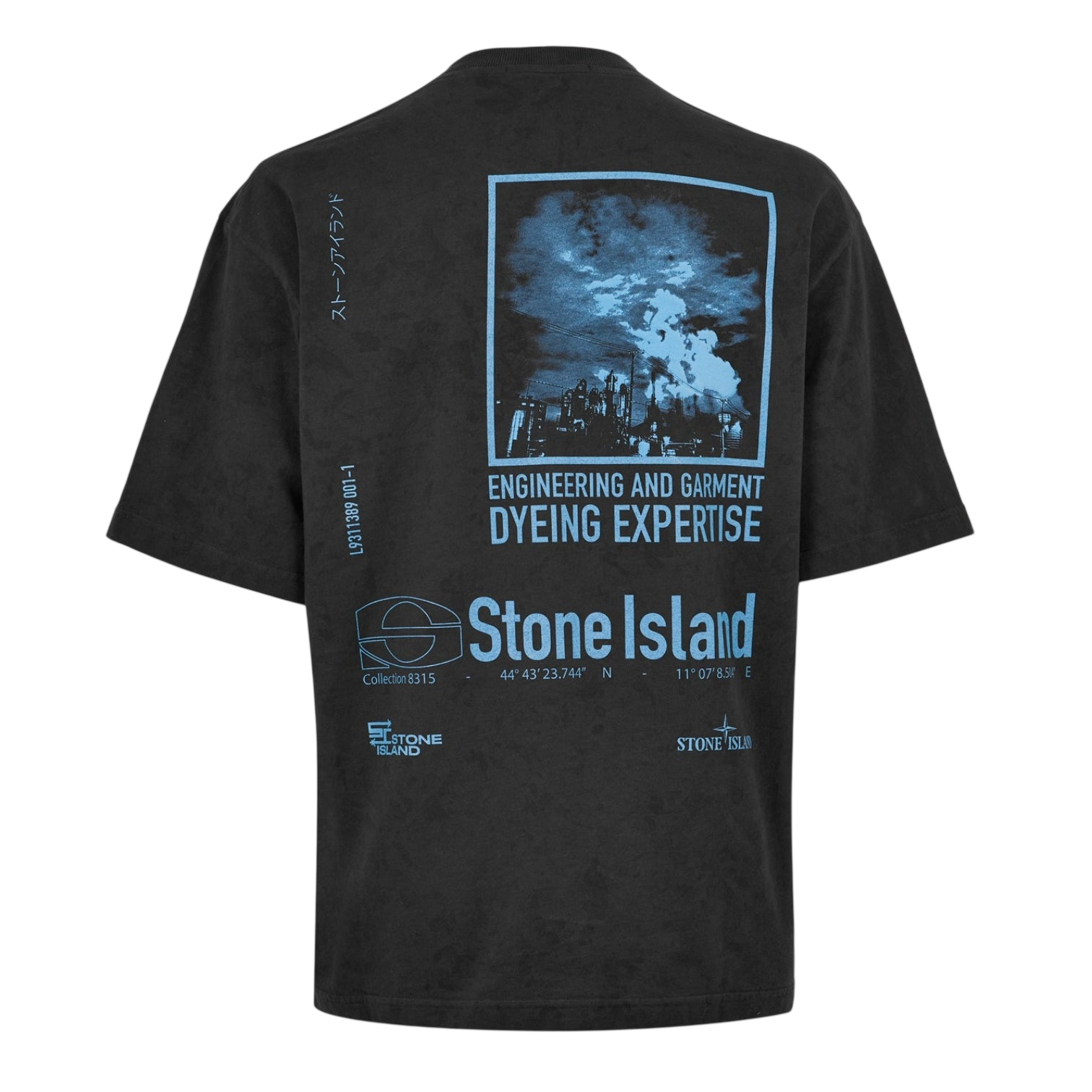 LUXURY HUB STONE ISLAND MEN'S DIAL OVERSIZED TEE